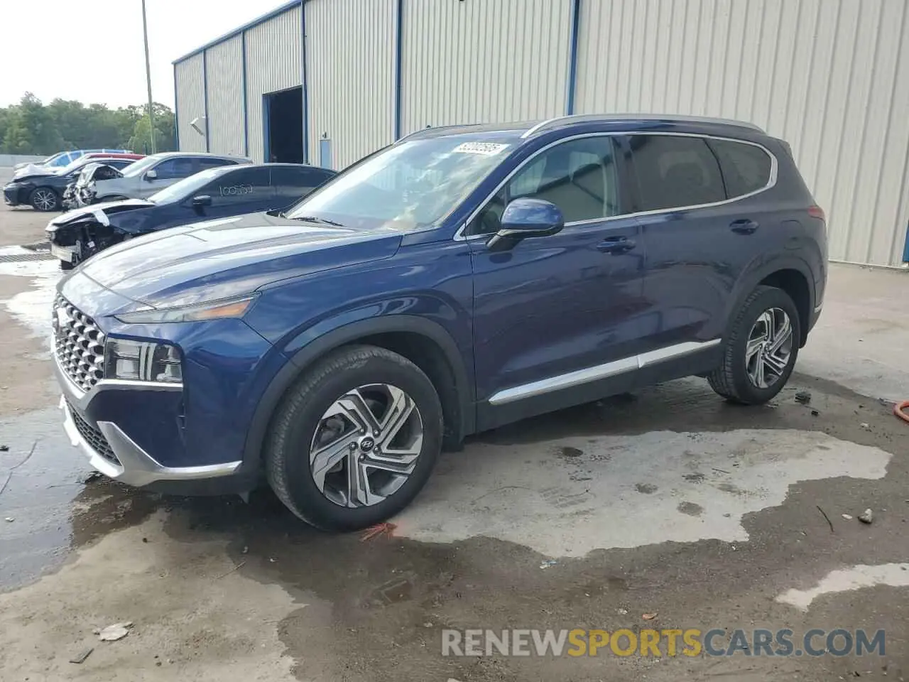1 fotografías del automóvil dañado 5NMS24AJ3NH377026 HYUNDAI SANTA FE 2022