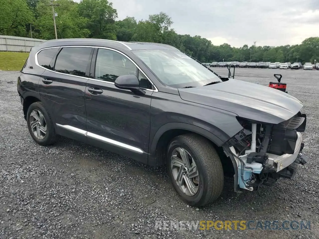 4 fotografías del automóvil dañado 5NMS24AJ3NH409747 HYUNDAI SANTA FE 2022