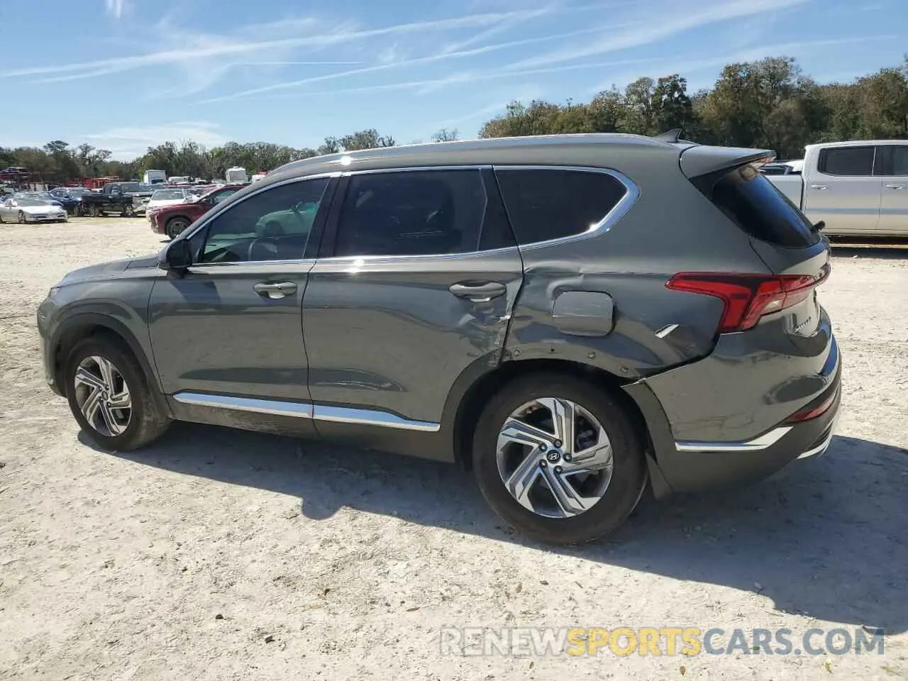 2 fotografías del automóvil dañado 5NMS24AJ3NH446832 HYUNDAI SANTA FE 2022