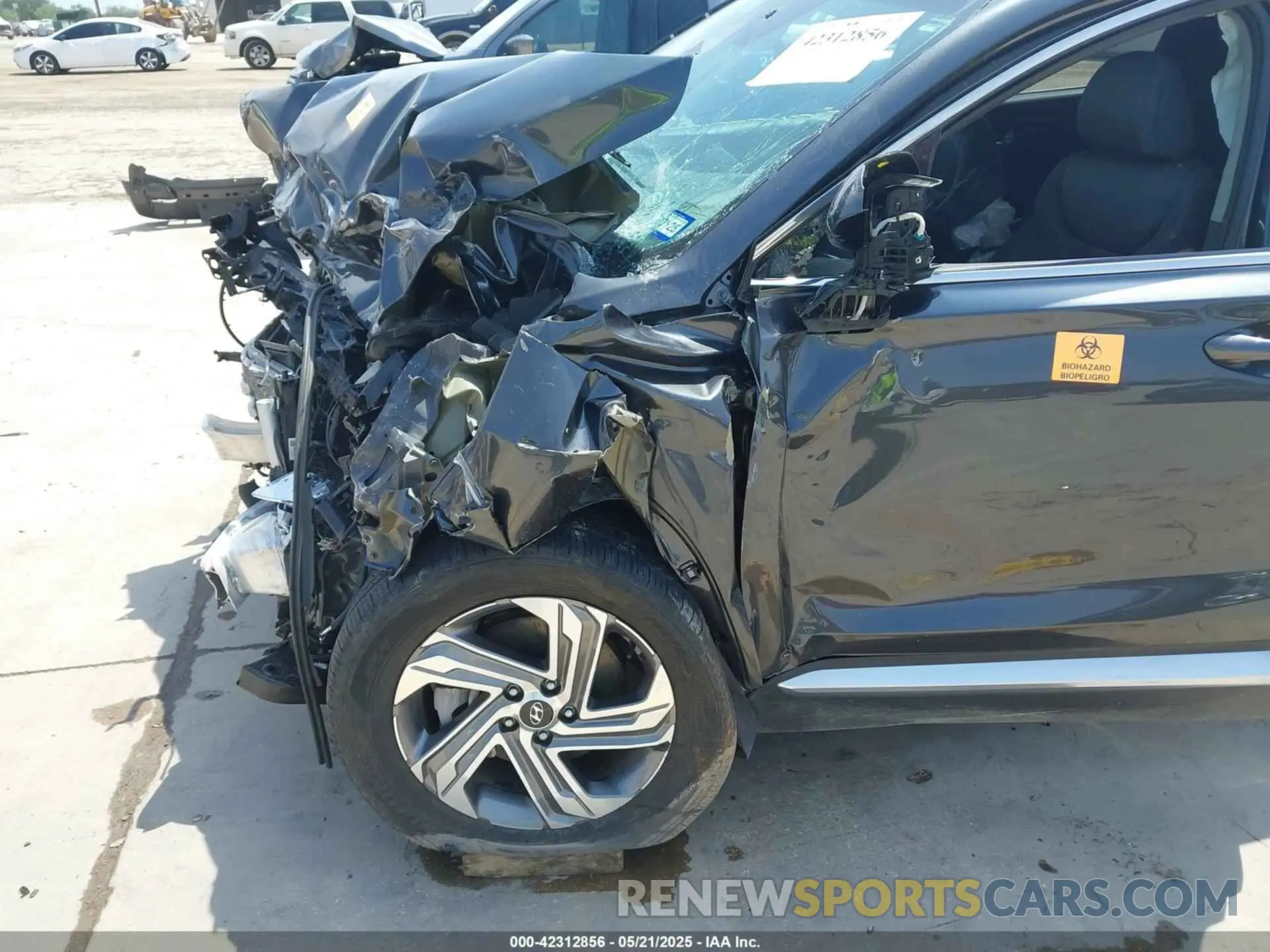 16 fotografías del automóvil dañado 5NMS24AJ3NH482116 HYUNDAI SANTA FE 2022