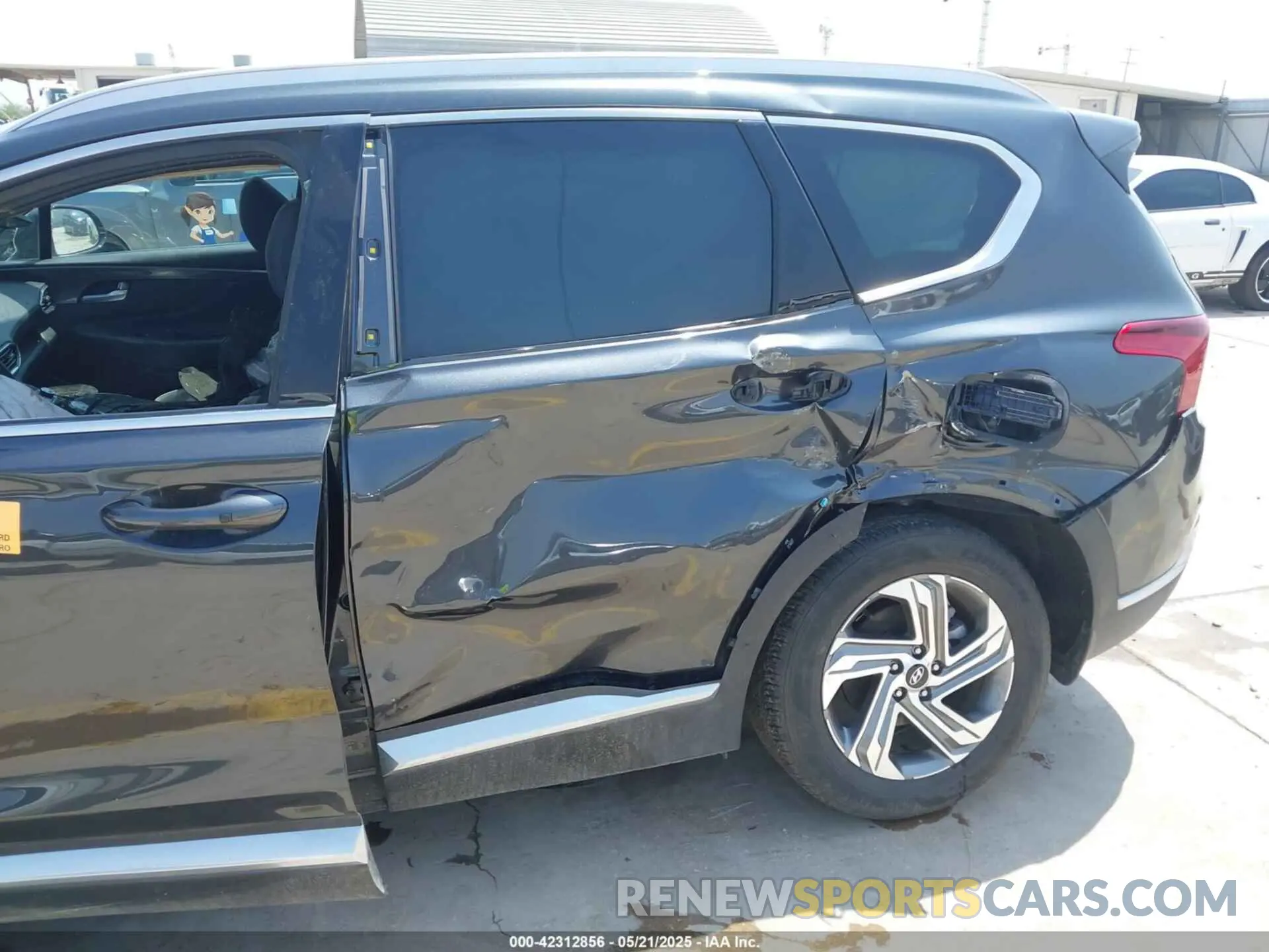 17 fotografías del automóvil dañado 5NMS24AJ3NH482116 HYUNDAI SANTA FE 2022