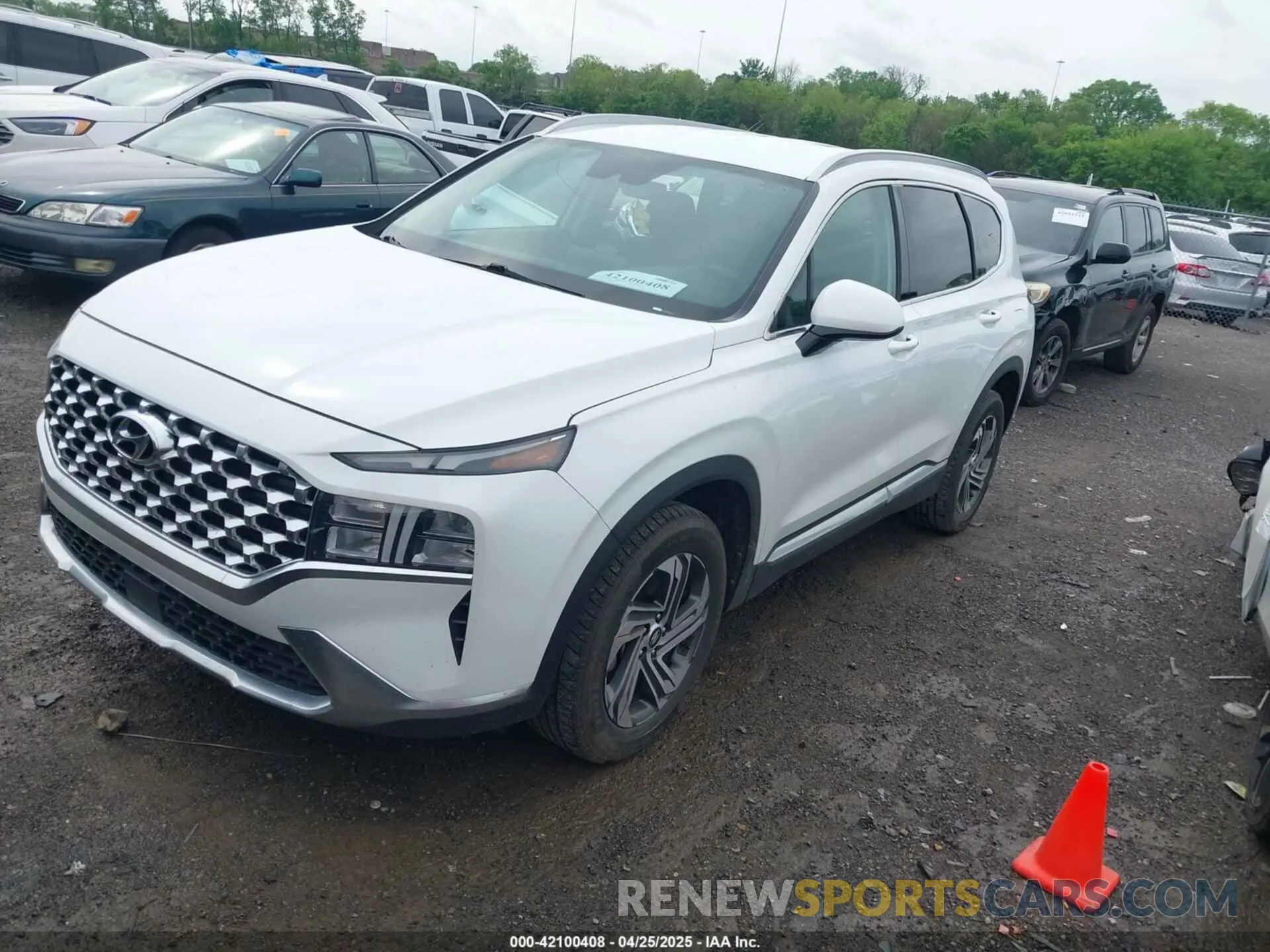 2 fotografías del automóvil dañado 5NMS24AJ4NH419803 HYUNDAI SANTA FE 2022