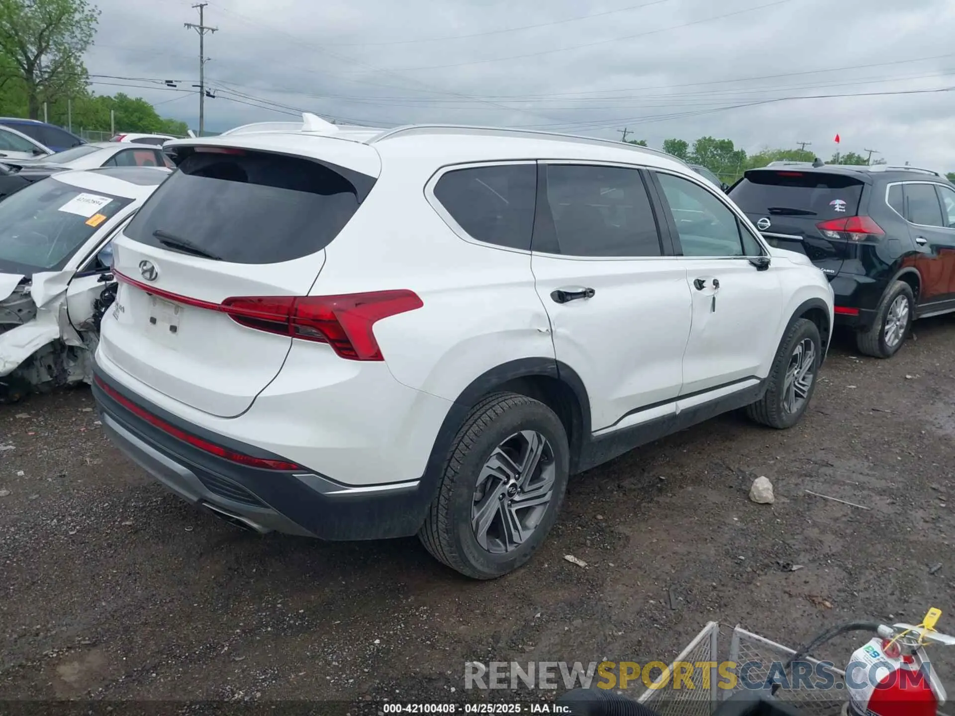 4 fotografías del automóvil dañado 5NMS24AJ4NH419803 HYUNDAI SANTA FE 2022