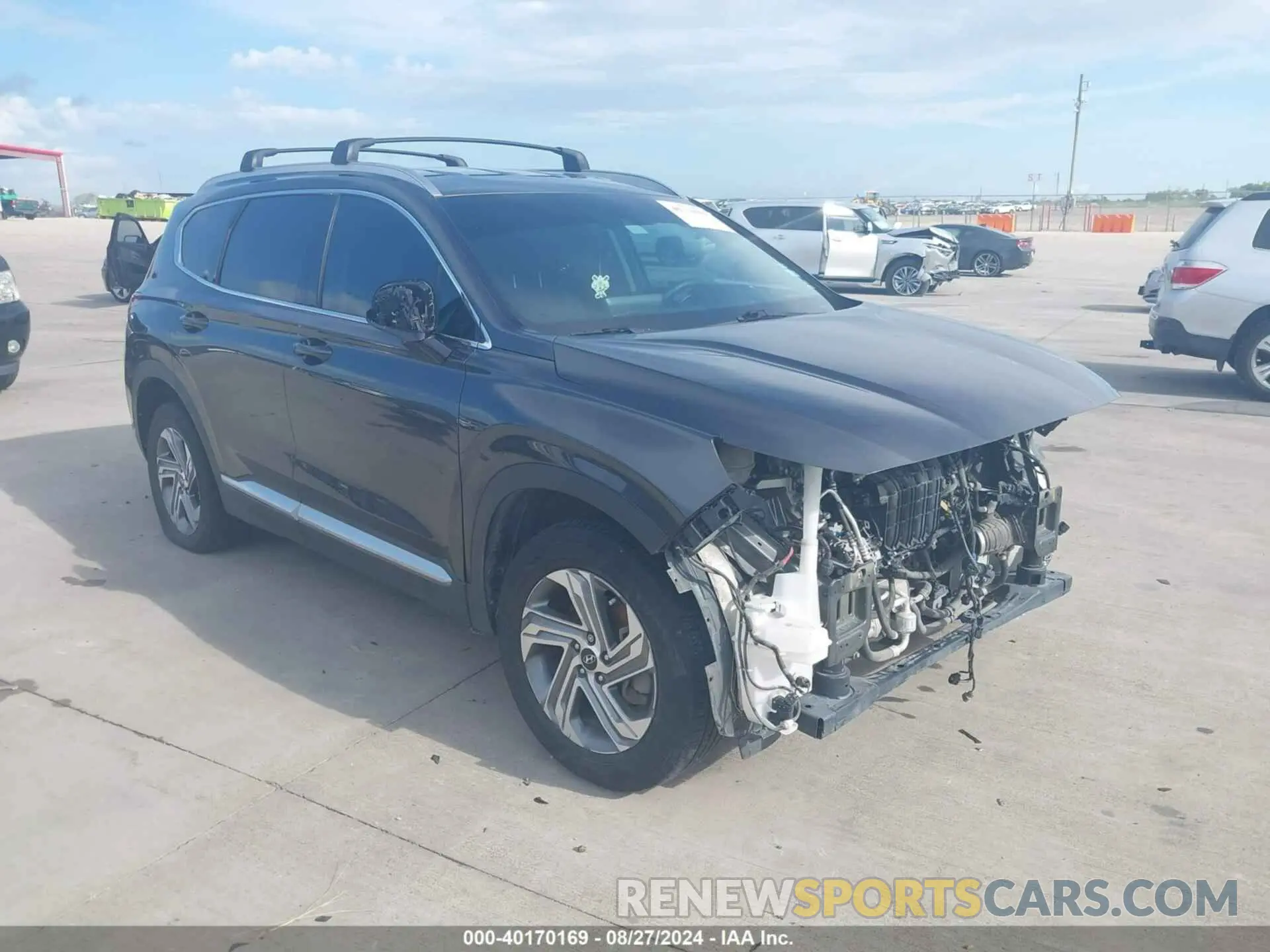 1 fotografías del automóvil dañado 5NMS24AJ4NH444099 HYUNDAI SANTA FE 2022