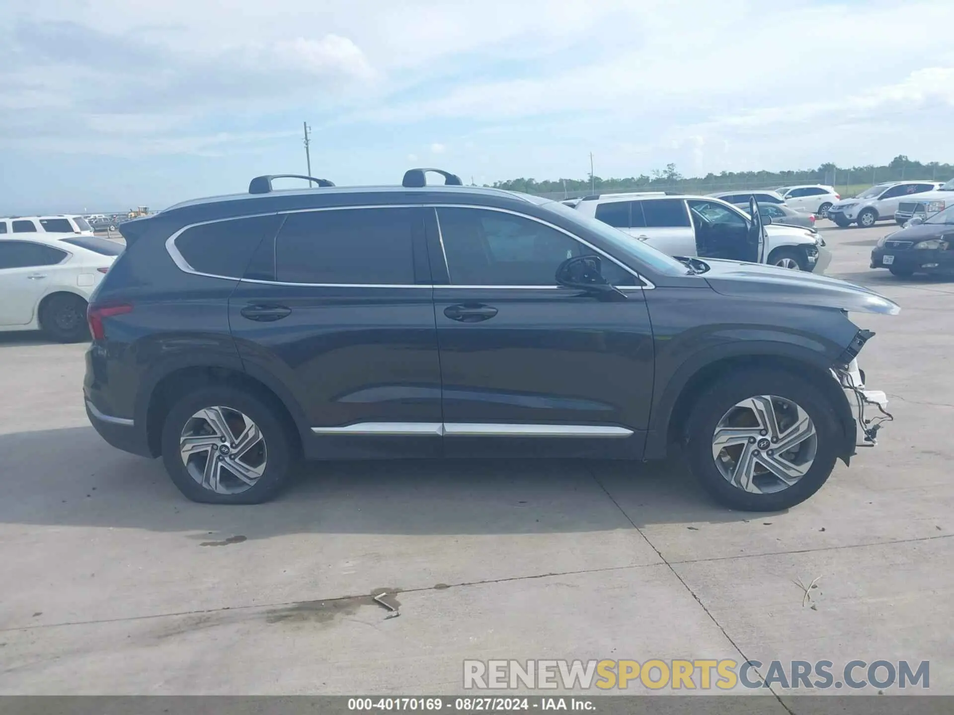 12 fotografías del automóvil dañado 5NMS24AJ4NH444099 HYUNDAI SANTA FE 2022