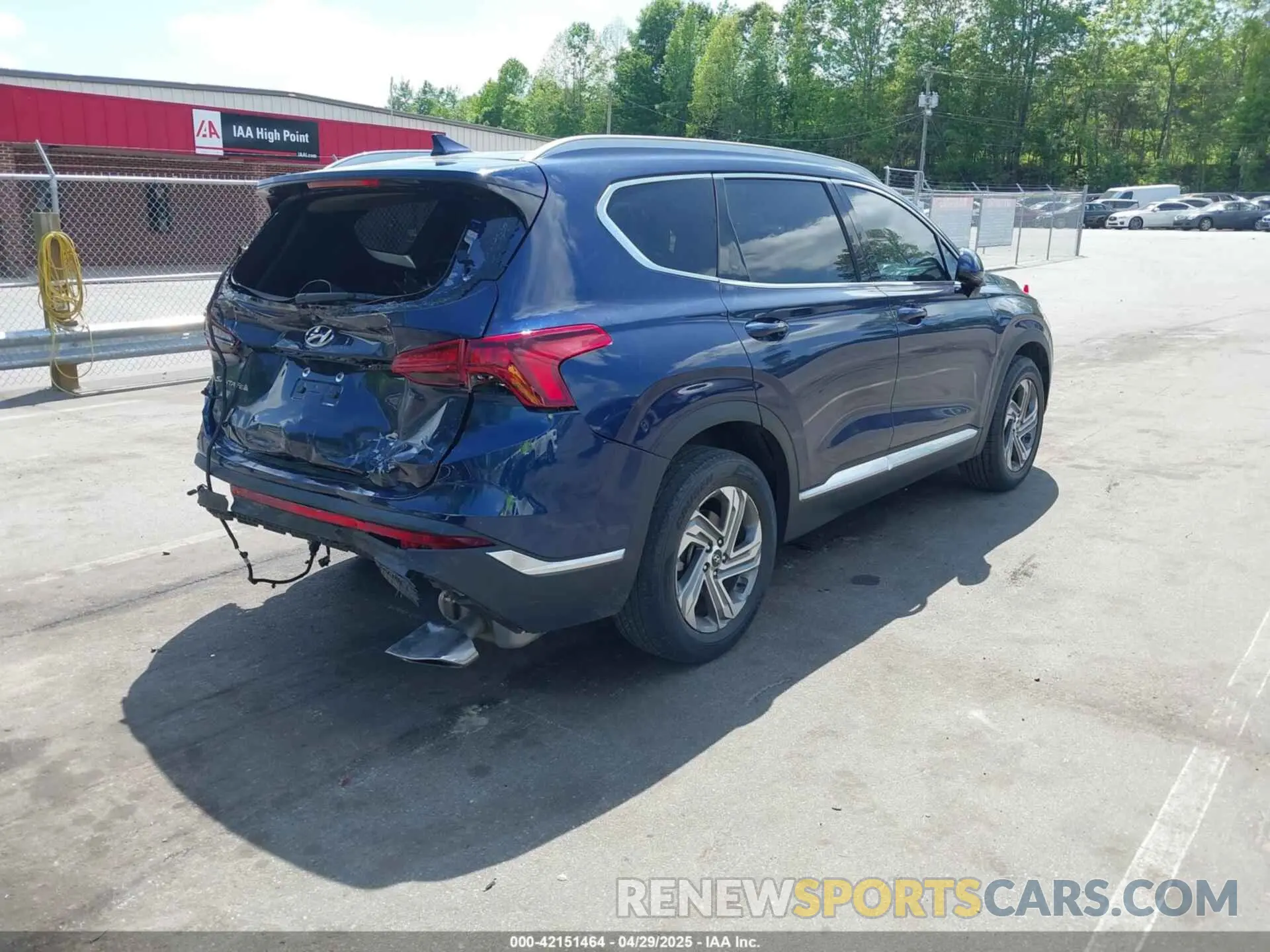 4 fotografías del automóvil dañado 5NMS24AJ5NH410687 HYUNDAI SANTA FE 2022