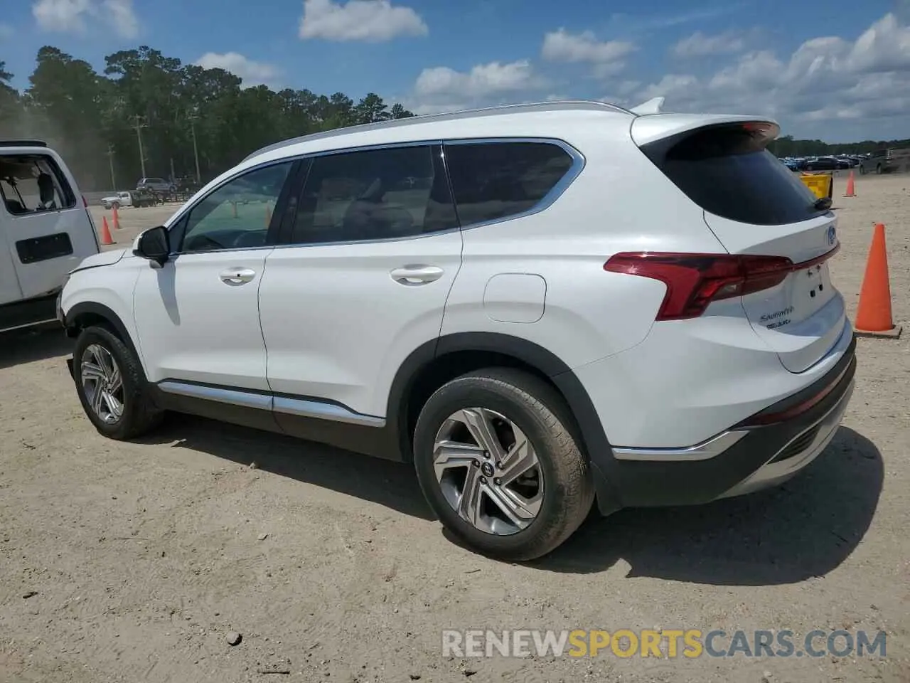 2 fotografías del automóvil dañado 5NMS24AJ5NH456147 HYUNDAI SANTA FE 2022