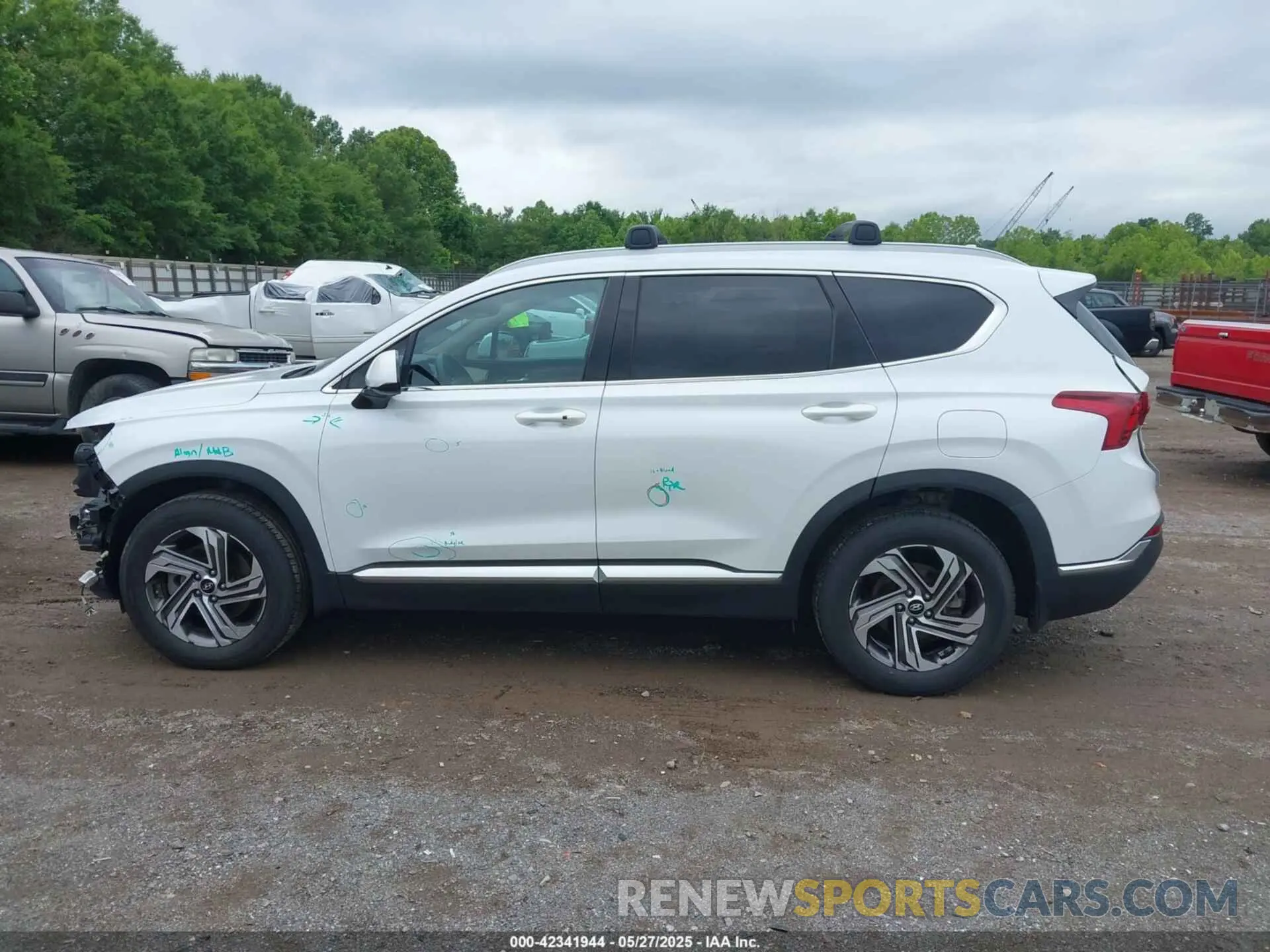 14 fotografías del automóvil dañado 5NMS24AJ6NH431449 HYUNDAI SANTA FE 2022