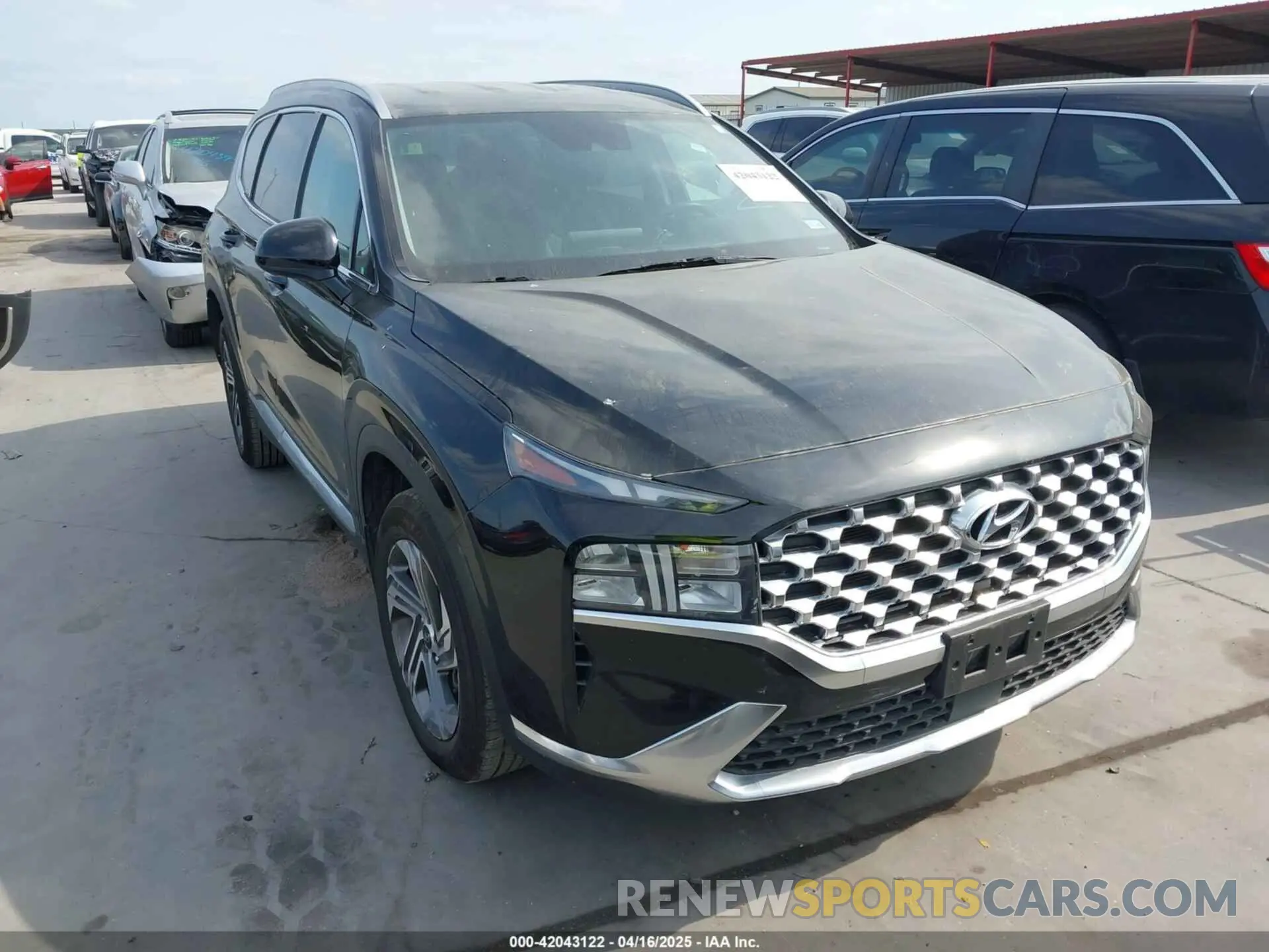 1 fotografías del automóvil dañado 5NMS24AJ7NH377241 HYUNDAI SANTA FE 2022
