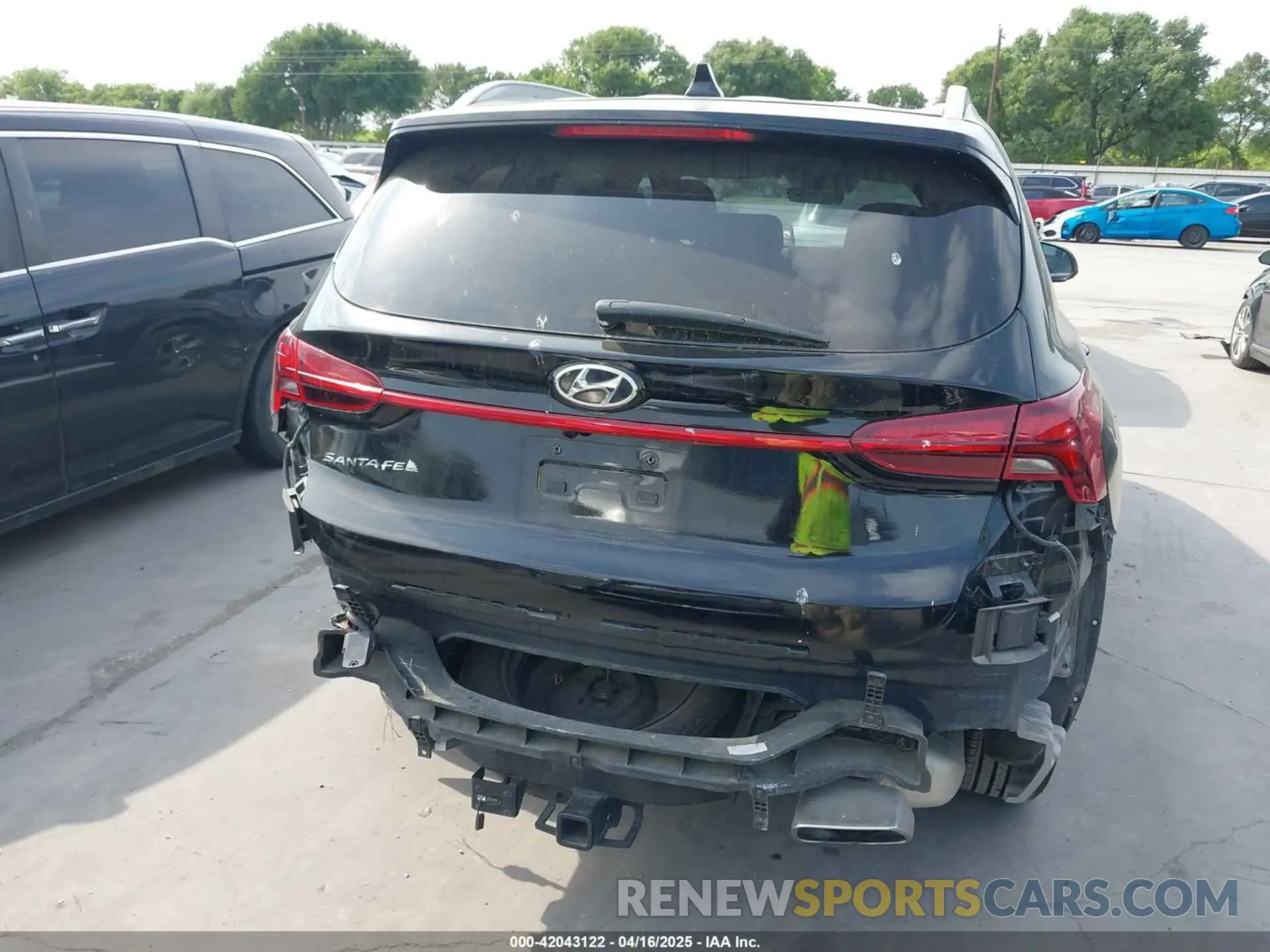 17 fotografías del automóvil dañado 5NMS24AJ7NH377241 HYUNDAI SANTA FE 2022