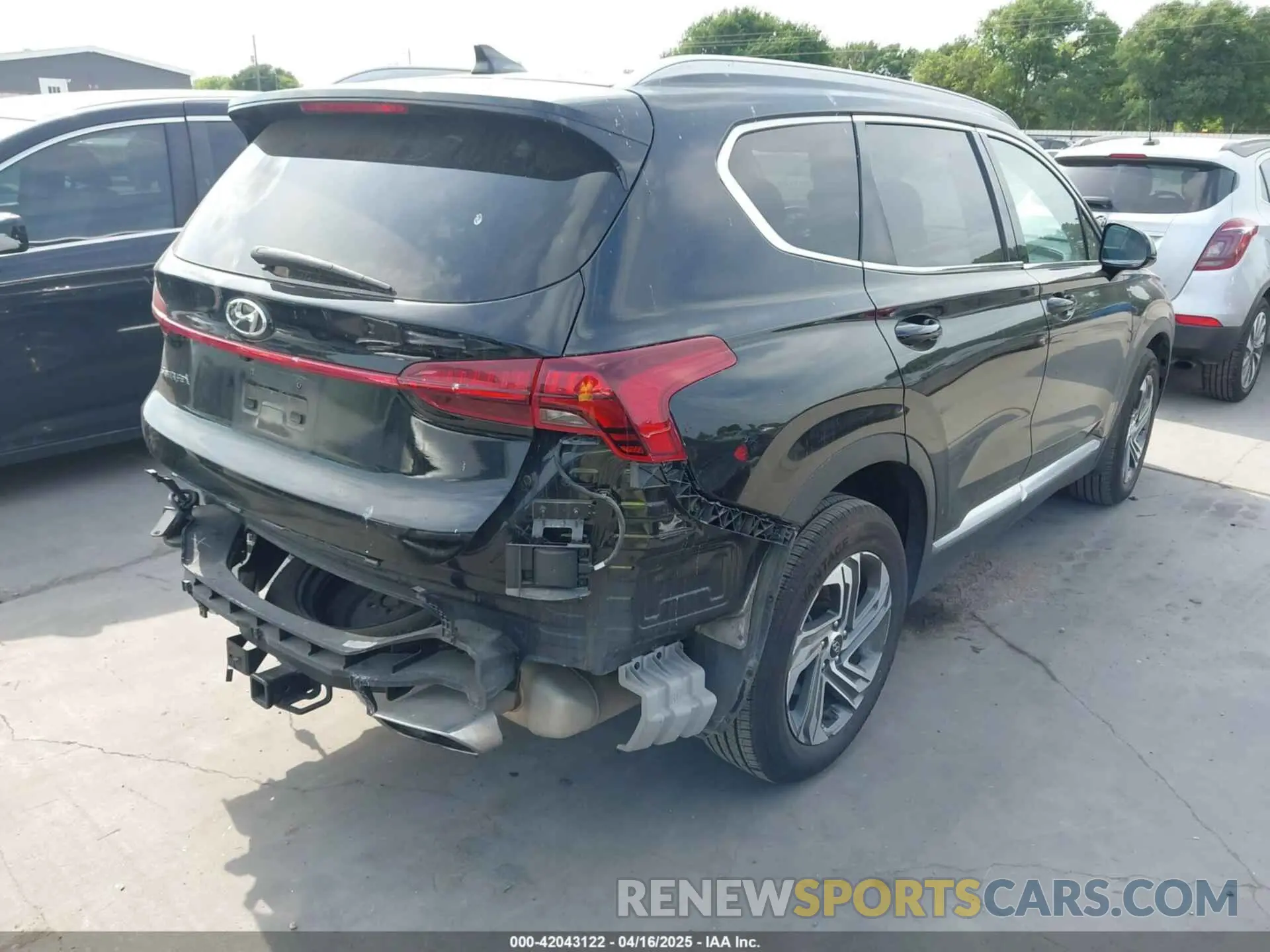 4 fotografías del automóvil dañado 5NMS24AJ7NH377241 HYUNDAI SANTA FE 2022