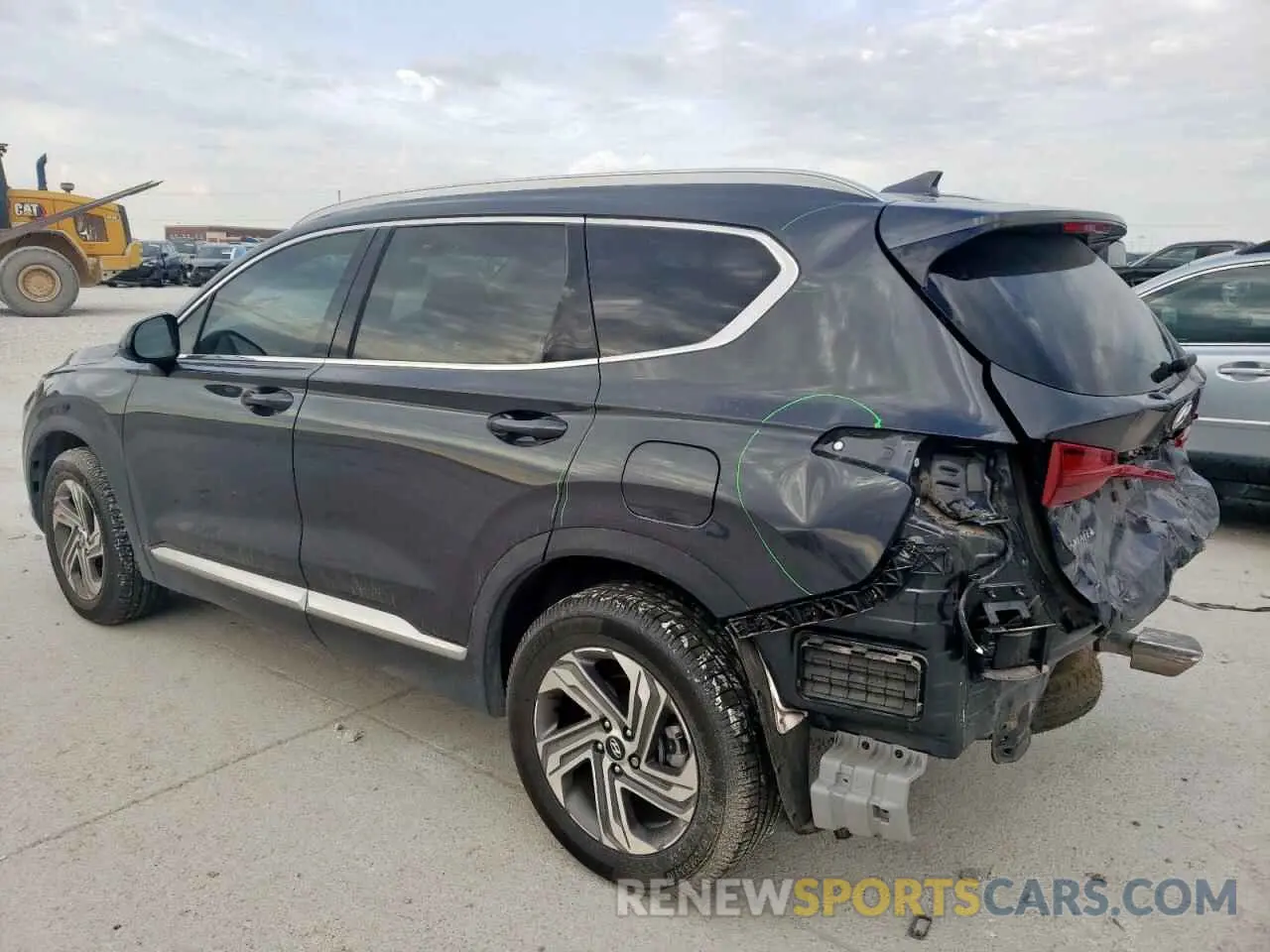 2 fotografías del automóvil dañado 5NMS24AJ8NH408299 HYUNDAI SANTA FE 2022
