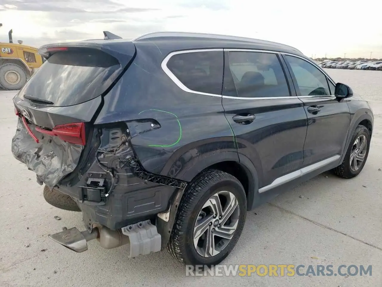 3 fotografías del automóvil dañado 5NMS24AJ8NH408299 HYUNDAI SANTA FE 2022