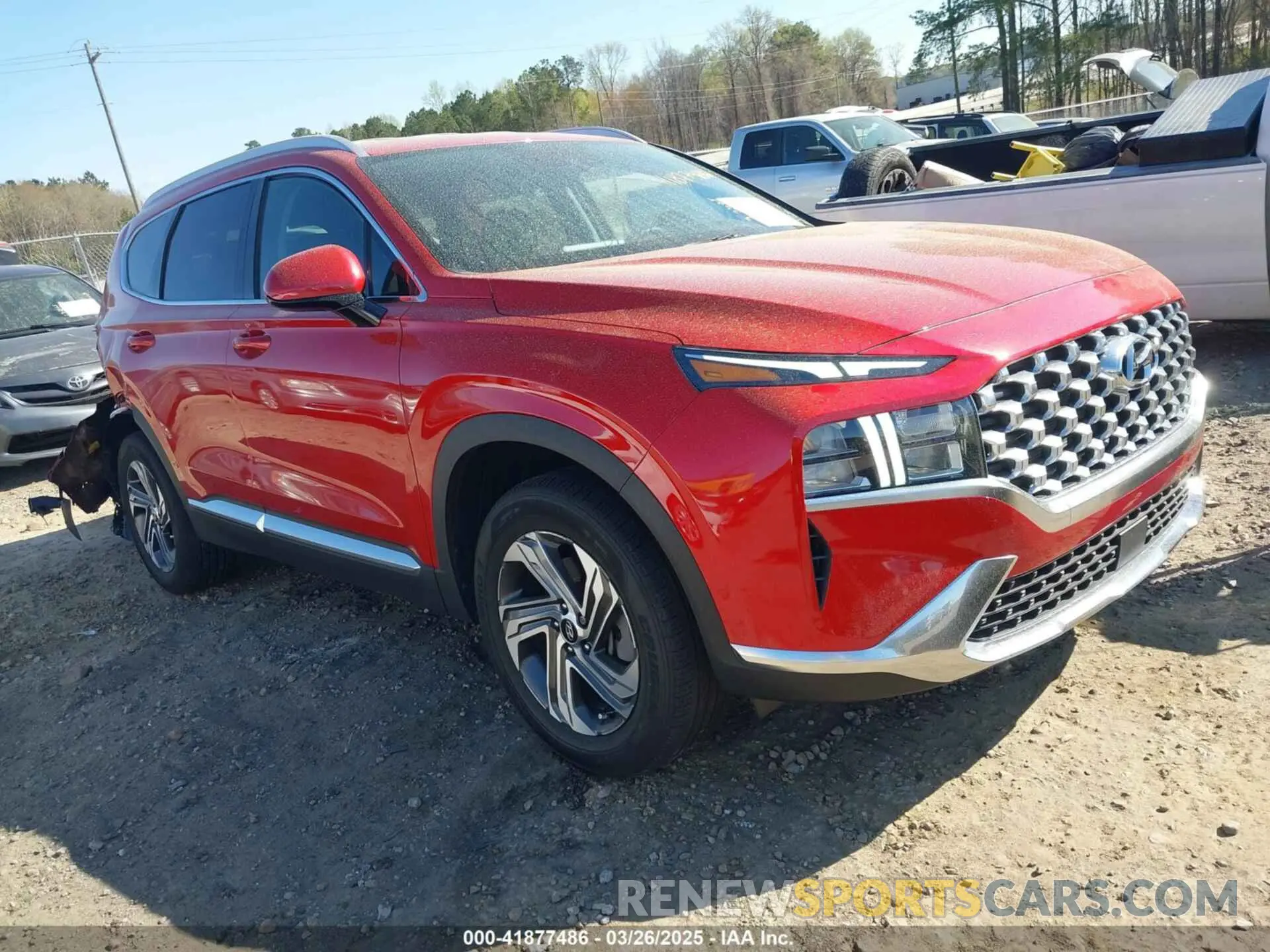 1 fotografías del automóvil dañado 5NMS24AJ8NH415477 HYUNDAI SANTA FE 2022