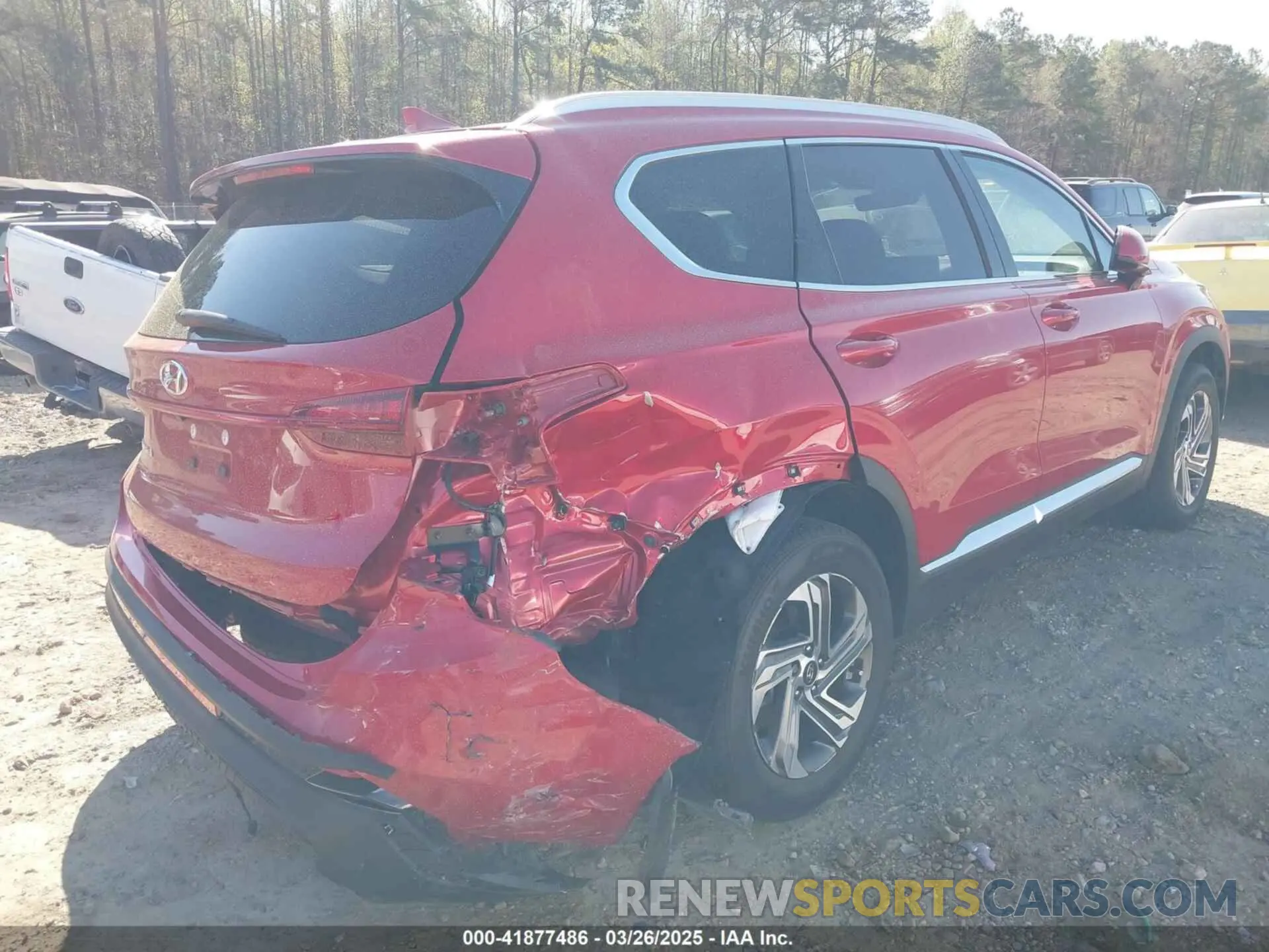 4 fotografías del automóvil dañado 5NMS24AJ8NH415477 HYUNDAI SANTA FE 2022