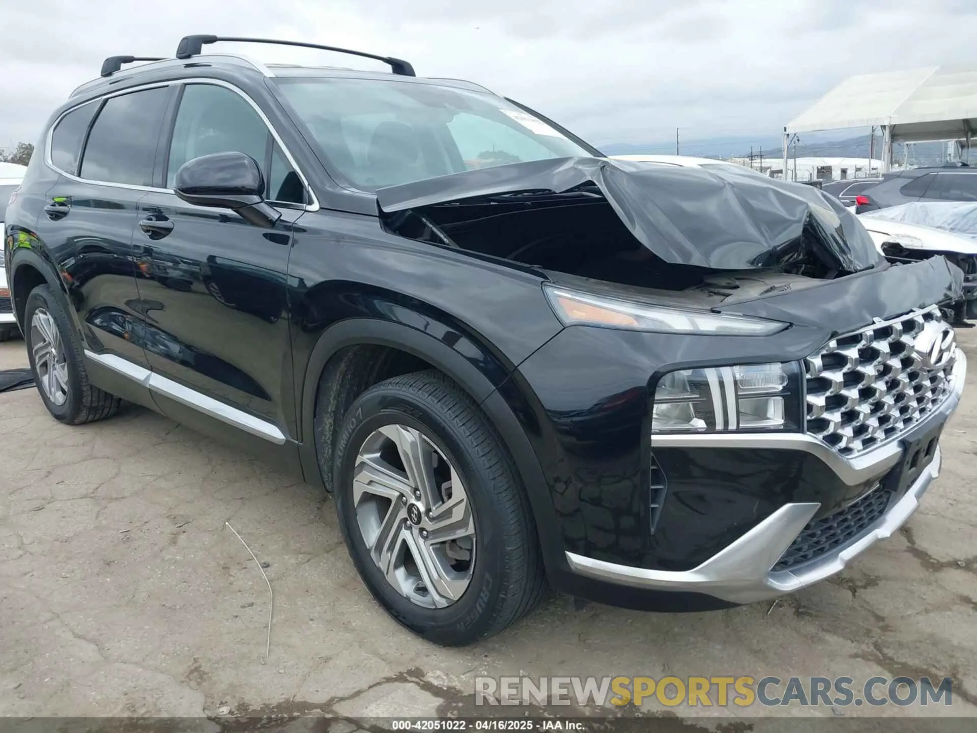 1 fotografías del automóvil dañado 5NMS24AJ9NH373112 HYUNDAI SANTA FE 2022