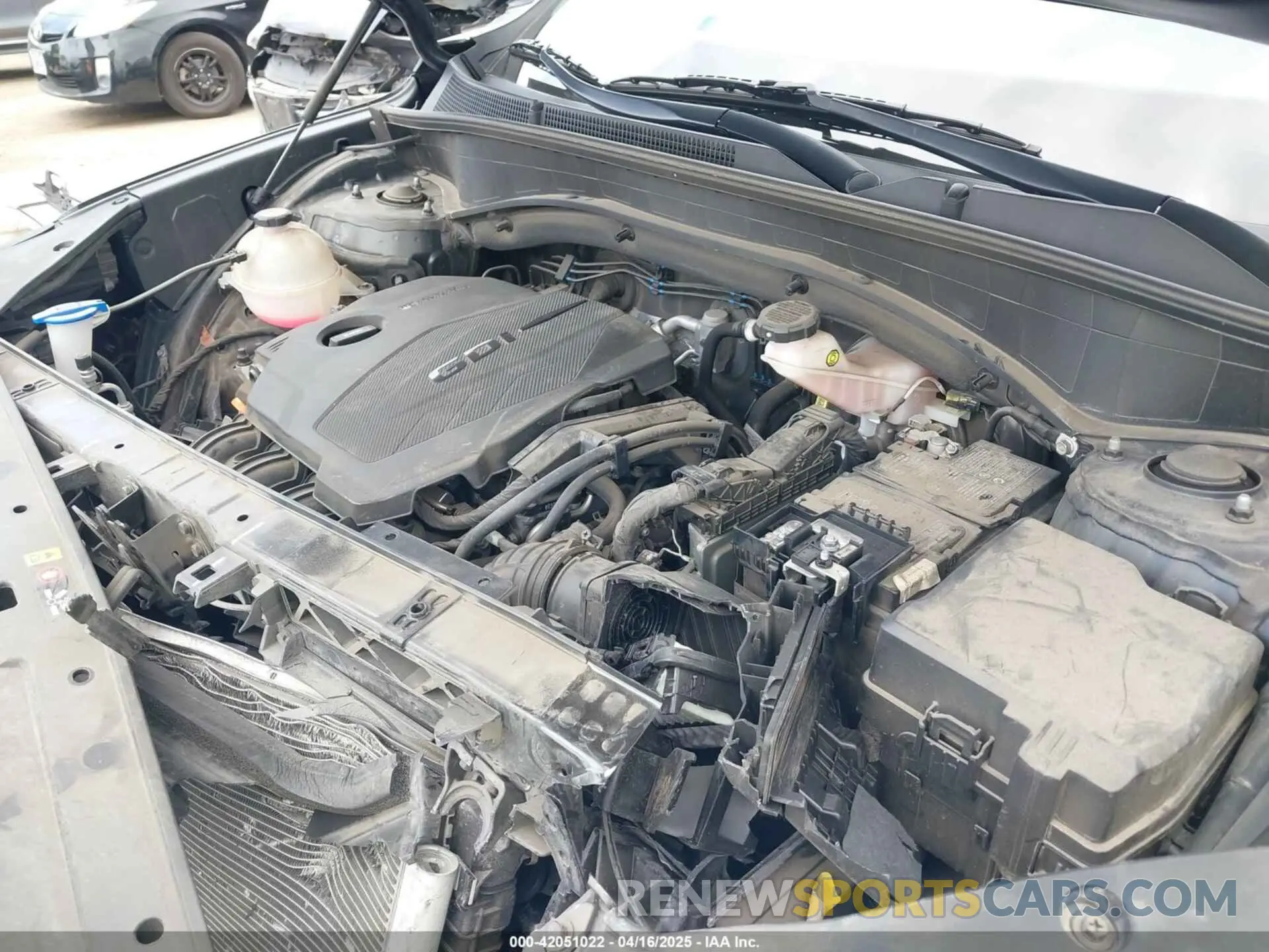 10 fotografías del automóvil dañado 5NMS24AJ9NH373112 HYUNDAI SANTA FE 2022