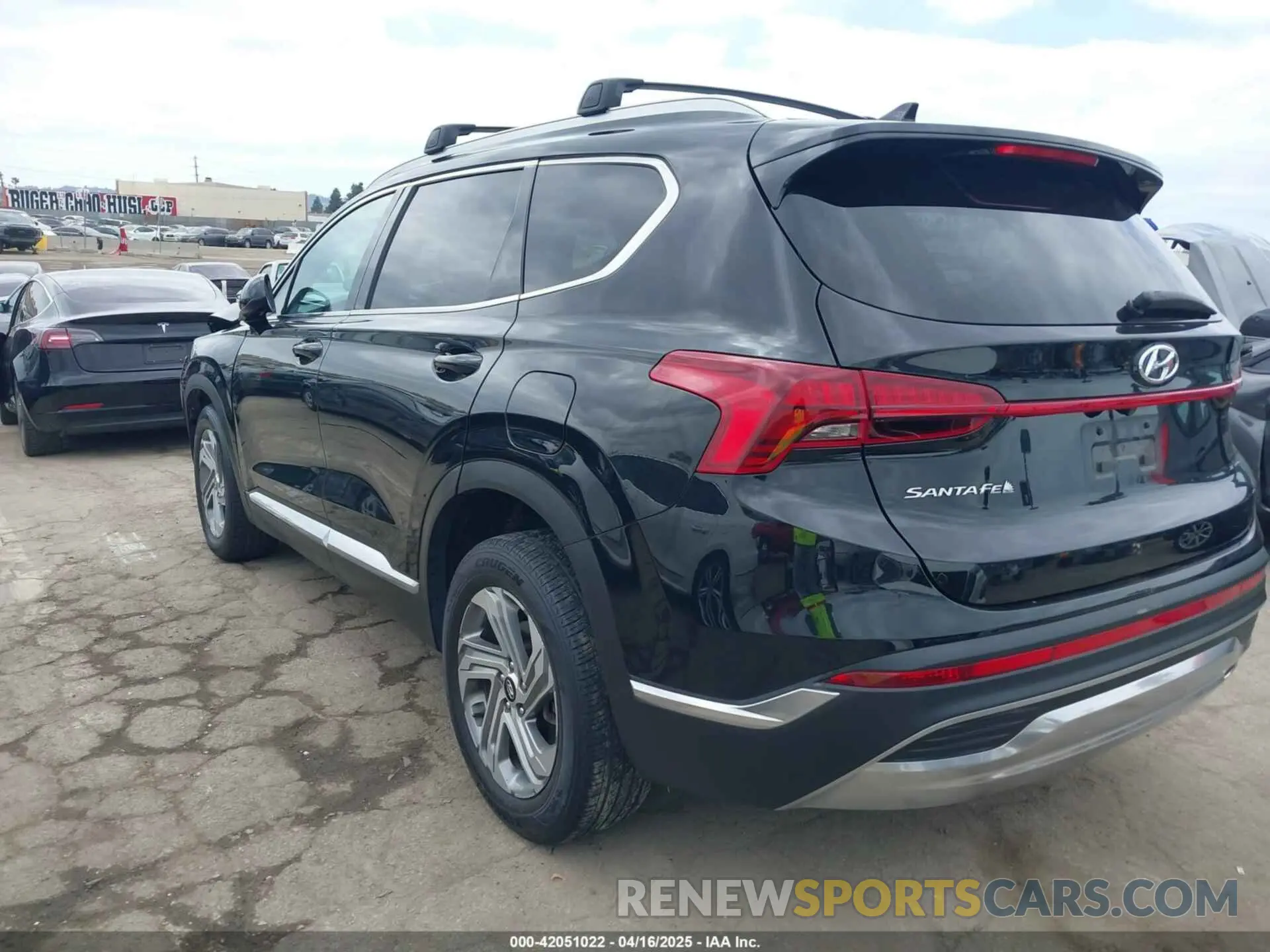 3 fotografías del automóvil dañado 5NMS24AJ9NH373112 HYUNDAI SANTA FE 2022