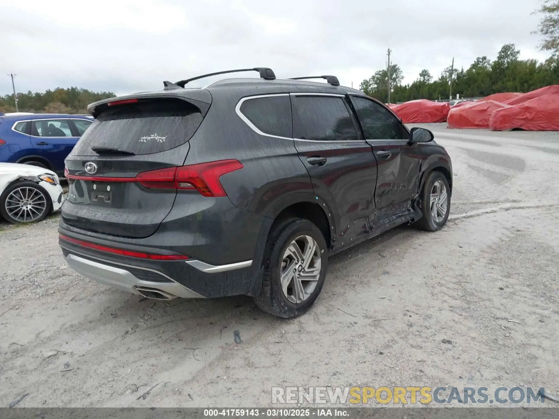 4 fotografías del automóvil dañado 5NMS24AJ9NH394526 HYUNDAI SANTA FE 2022