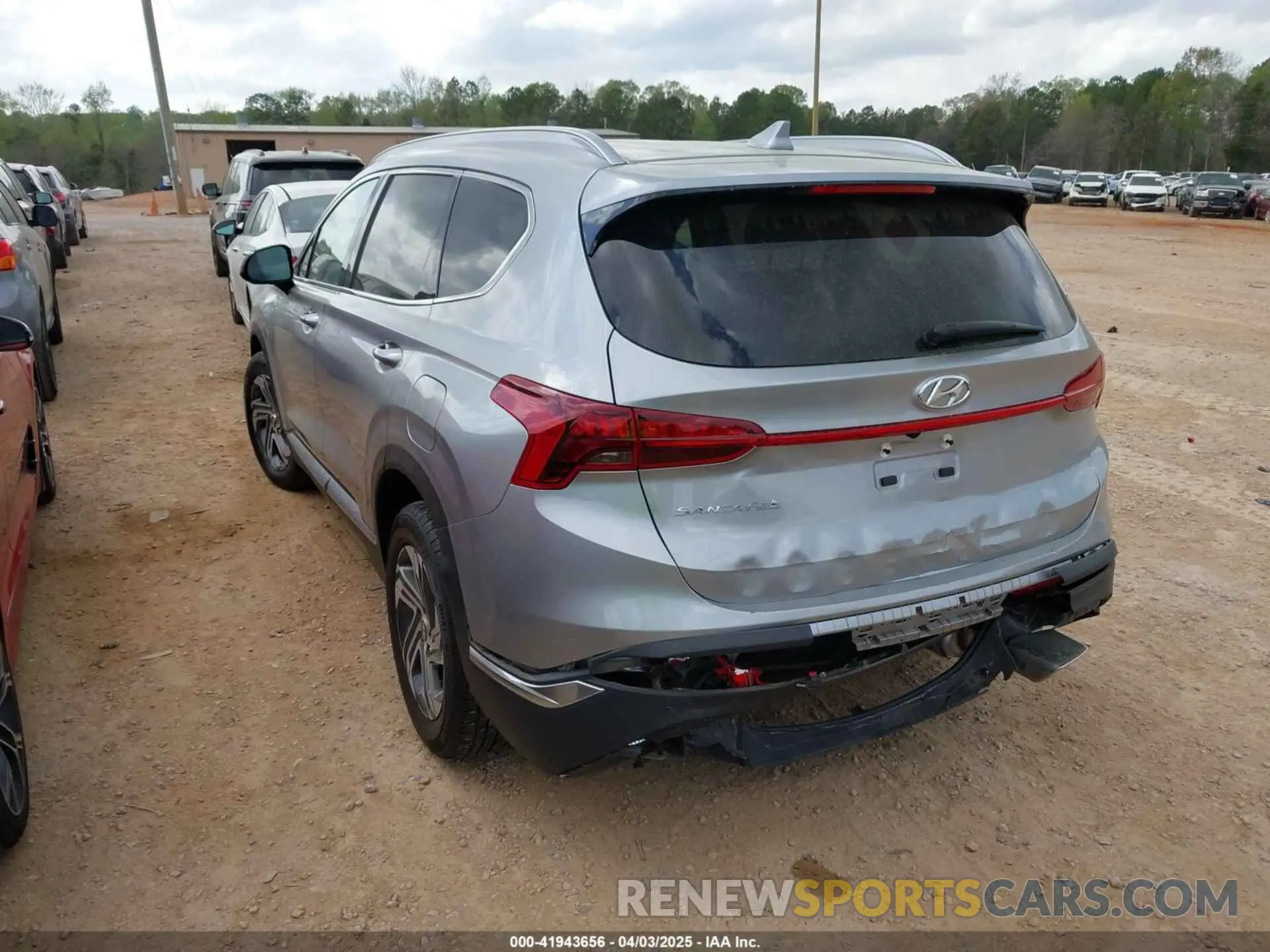 3 fotografías del automóvil dañado 5NMS24AJXNH412919 HYUNDAI SANTA FE 2022