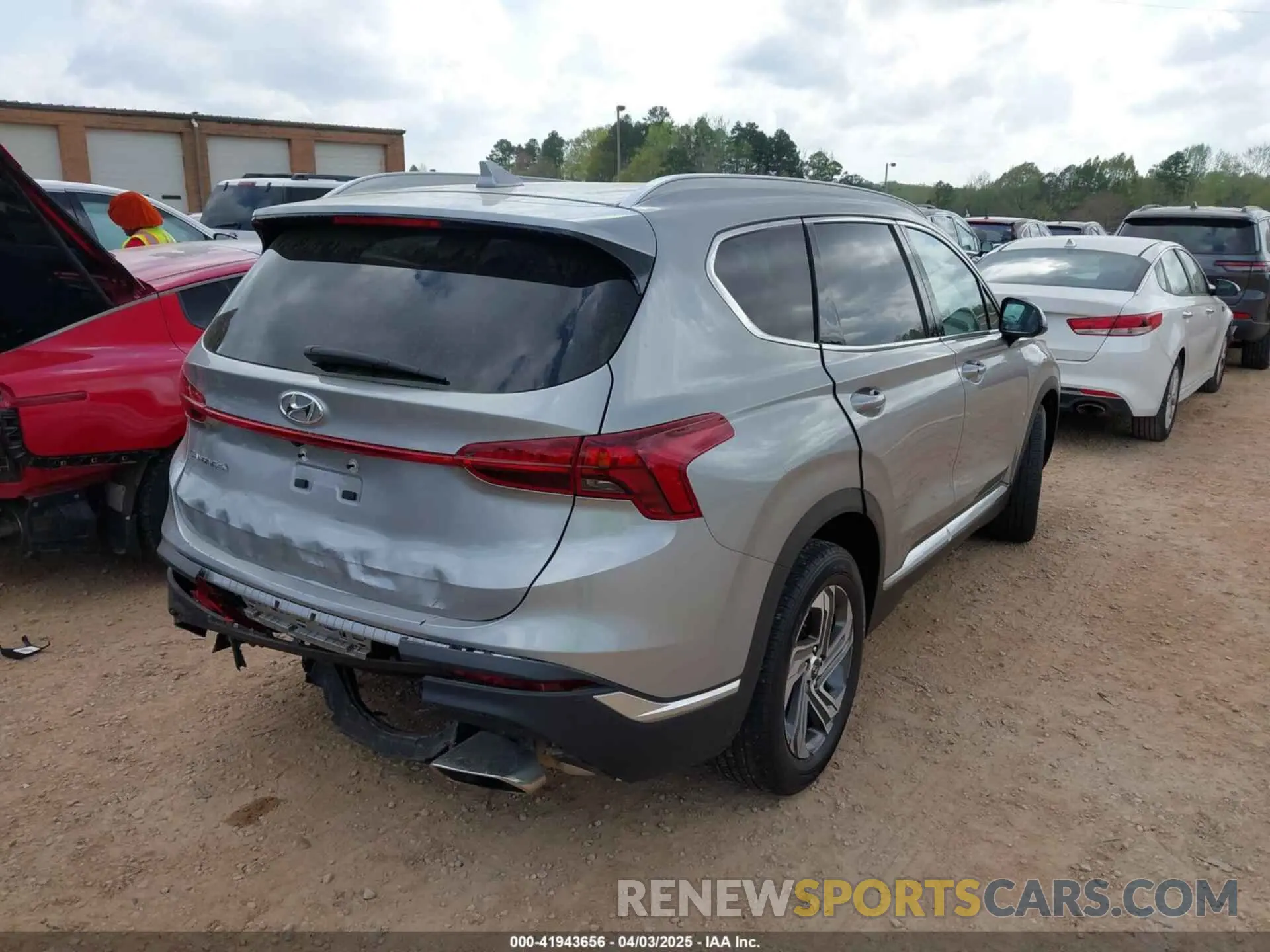 4 fotografías del automóvil dañado 5NMS24AJXNH412919 HYUNDAI SANTA FE 2022