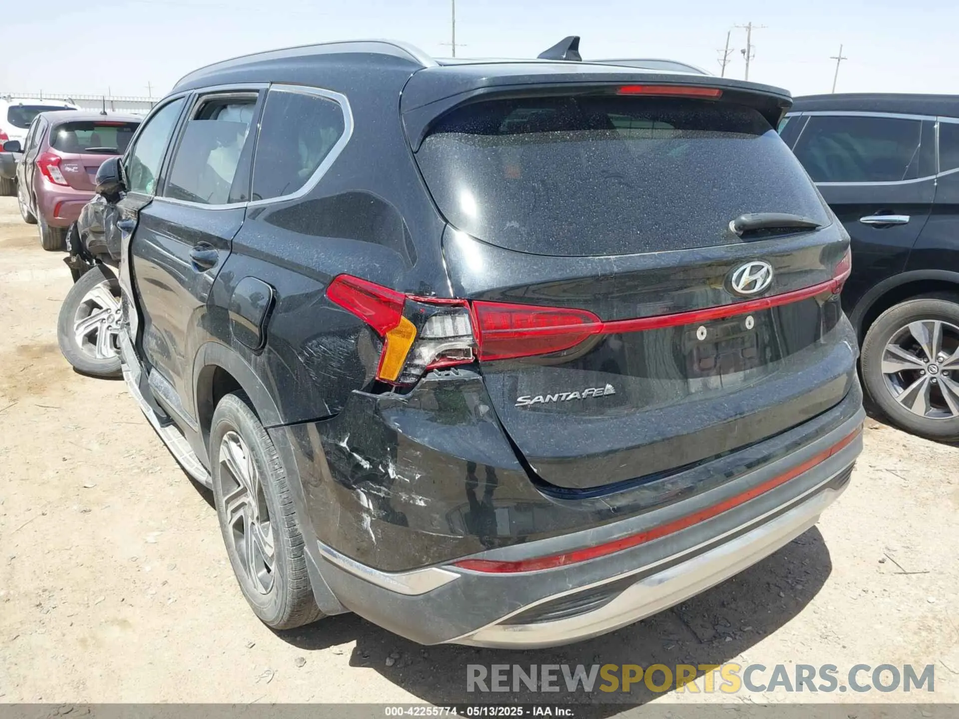 3 fotografías del automóvil dañado 5NMS24AJXNH433592 HYUNDAI SANTA FE 2022
