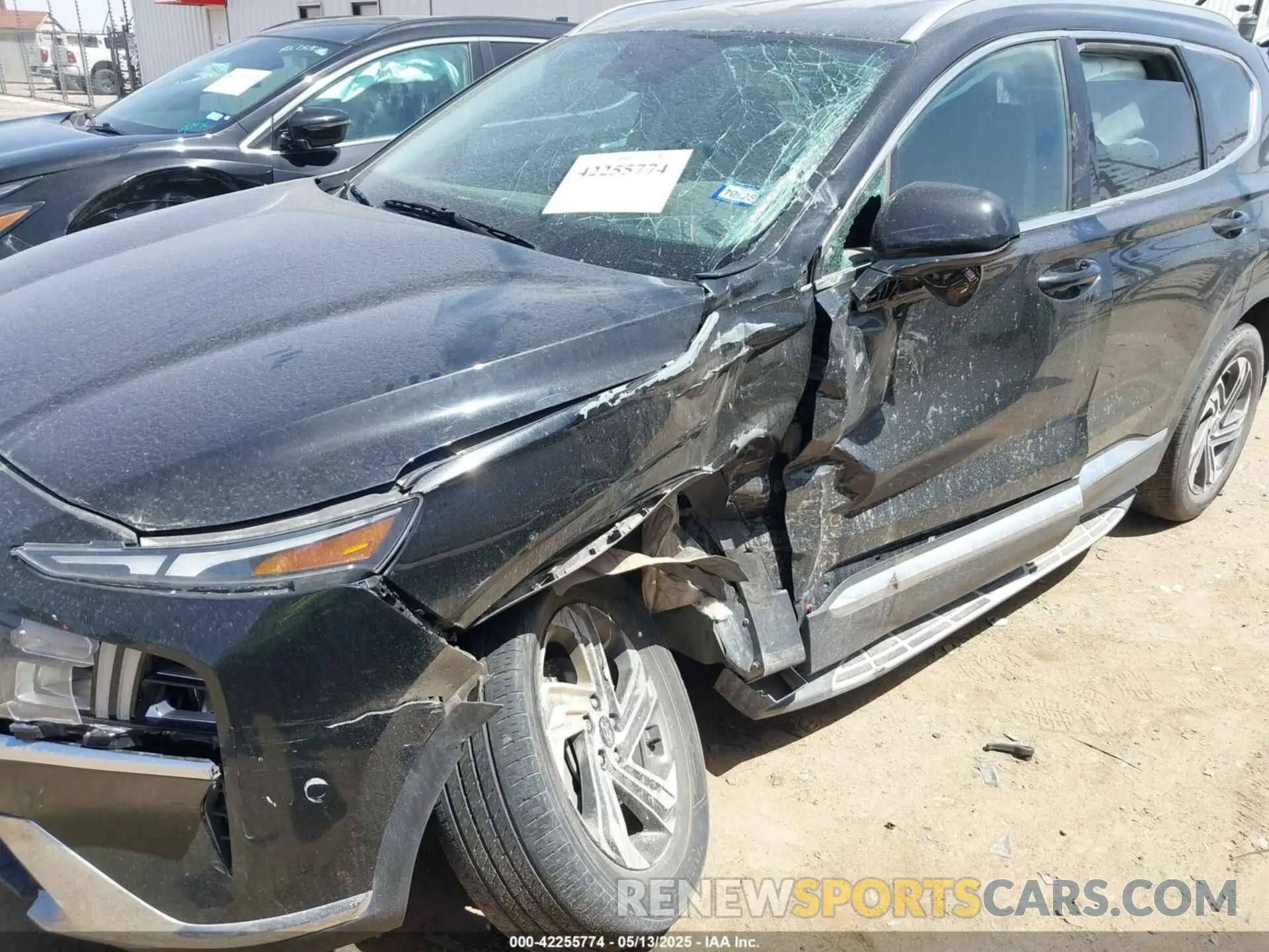 6 fotografías del automóvil dañado 5NMS24AJXNH433592 HYUNDAI SANTA FE 2022