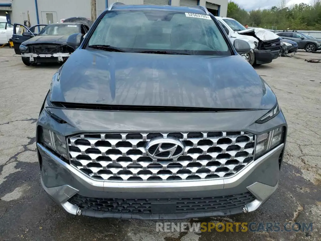5 fotografías del automóvil dañado 5NMS24AJXNH471436 HYUNDAI SANTA FE 2022