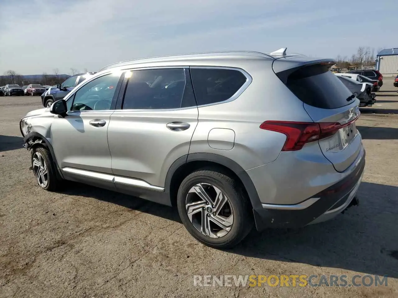 2 fotografías del automóvil dañado 5NMS2DAJ0NH399386 HYUNDAI SANTA FE 2022