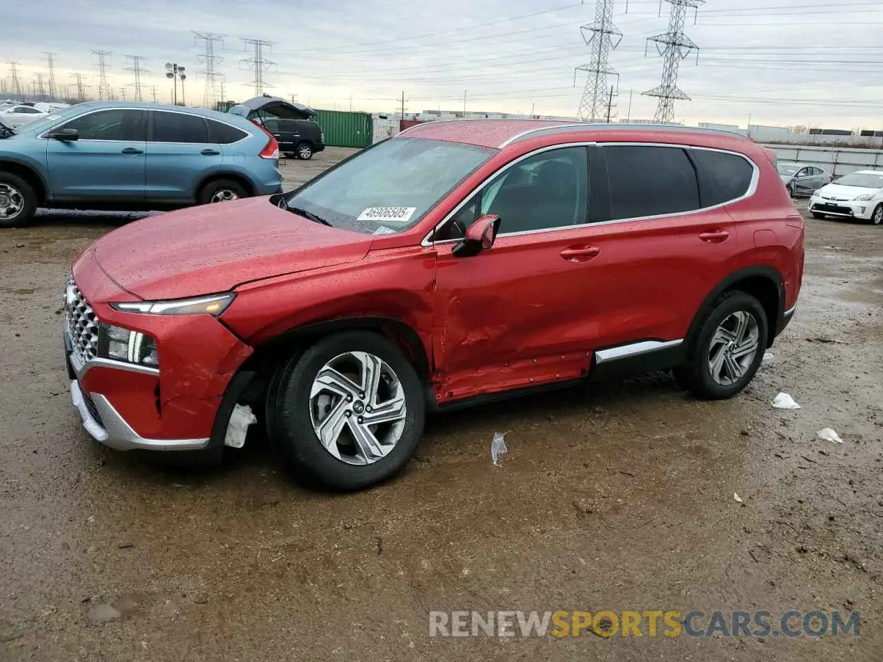1 fotografías del automóvil dañado 5NMS2DAJ1NH405065 HYUNDAI SANTA FE 2022