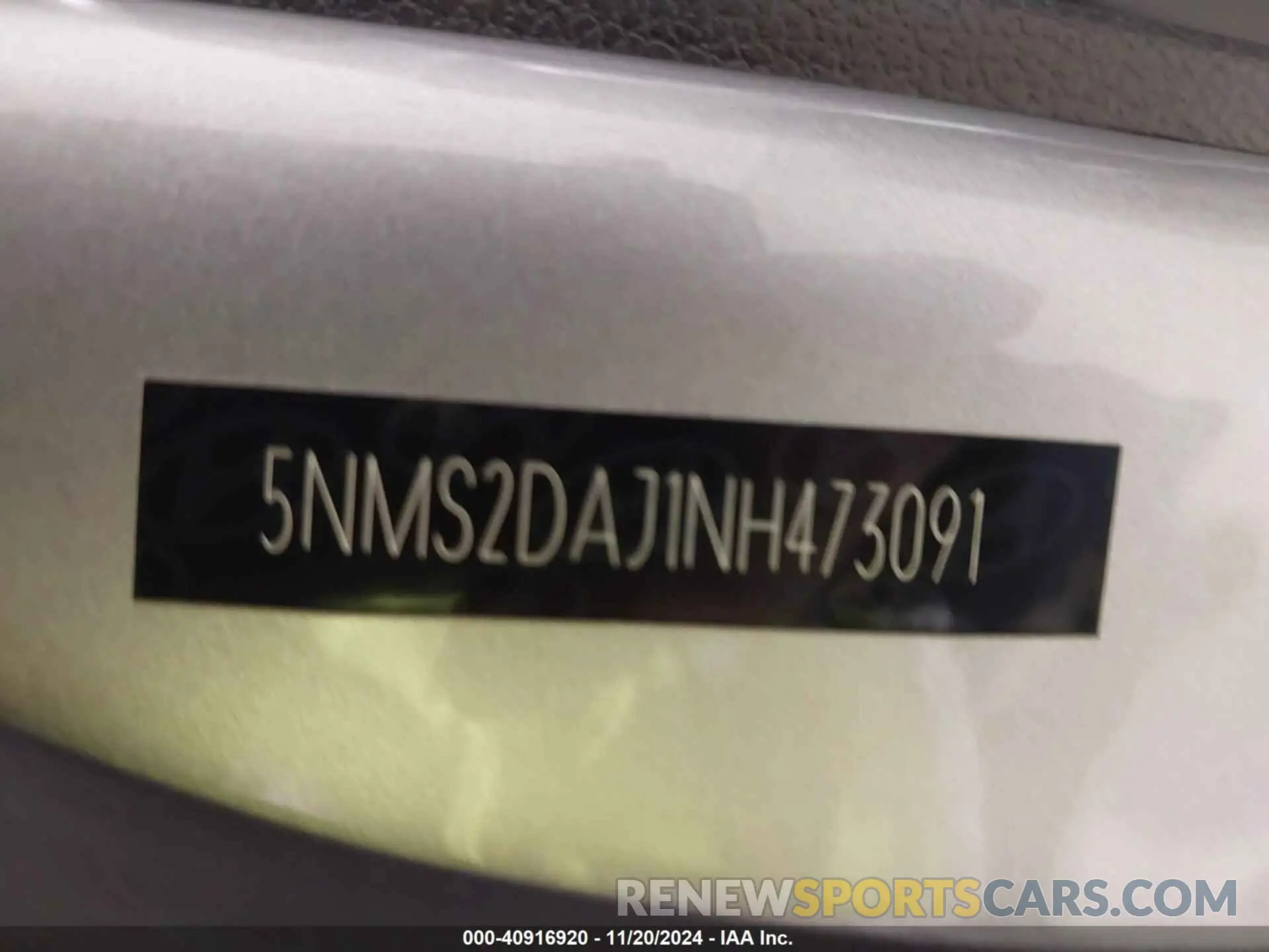9 fotografías del automóvil dañado 5NMS2DAJ1NH473091 HYUNDAI SANTA FE 2022