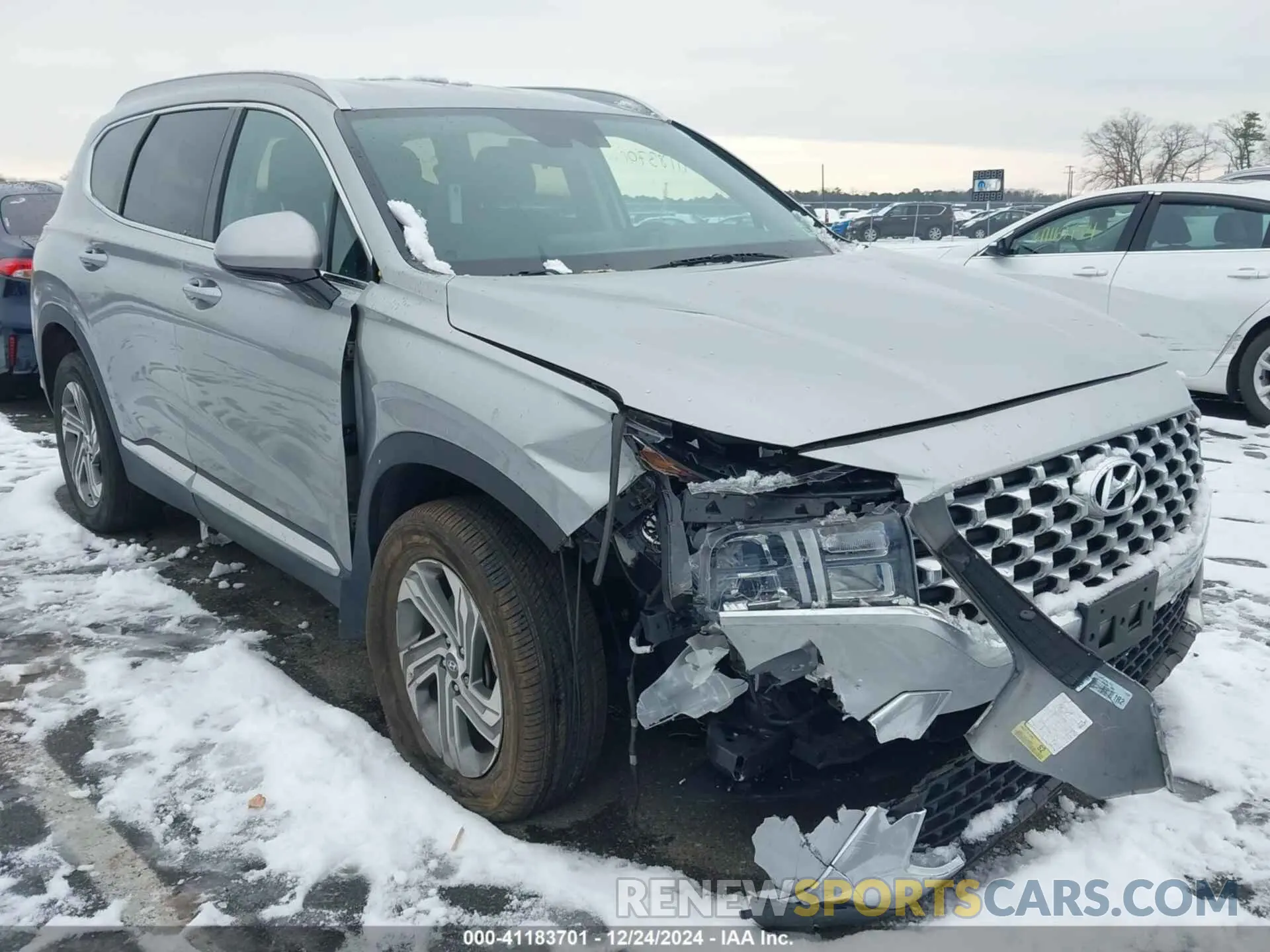 6 fotografías del automóvil dañado 5NMS2DAJ4NH410101 HYUNDAI SANTA FE 2022