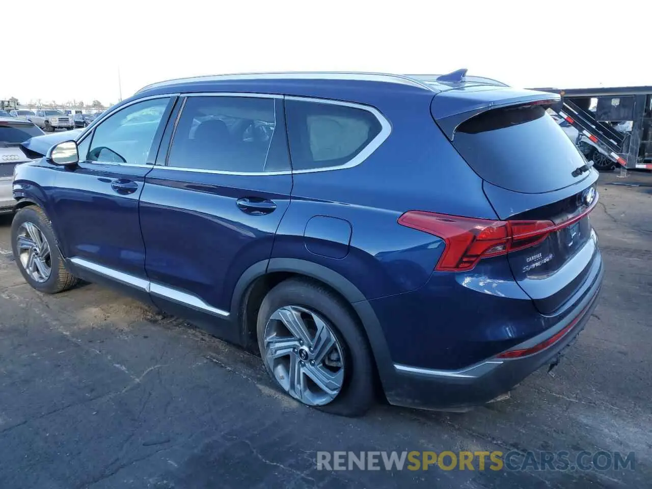 2 fotografías del automóvil dañado 5NMS2DAJ4NH425830 HYUNDAI SANTA FE 2022