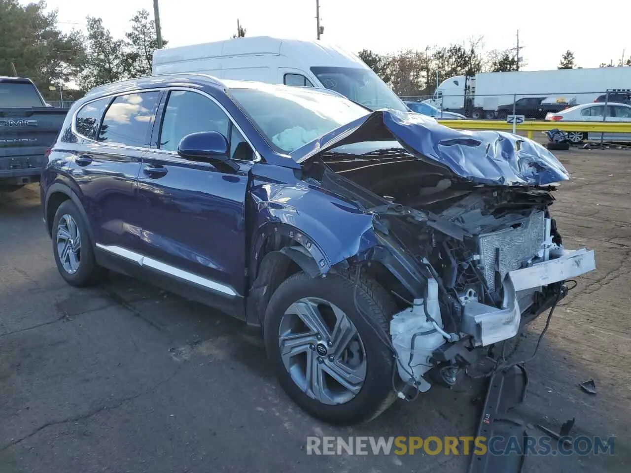 4 fotografías del automóvil dañado 5NMS2DAJ4NH425830 HYUNDAI SANTA FE 2022