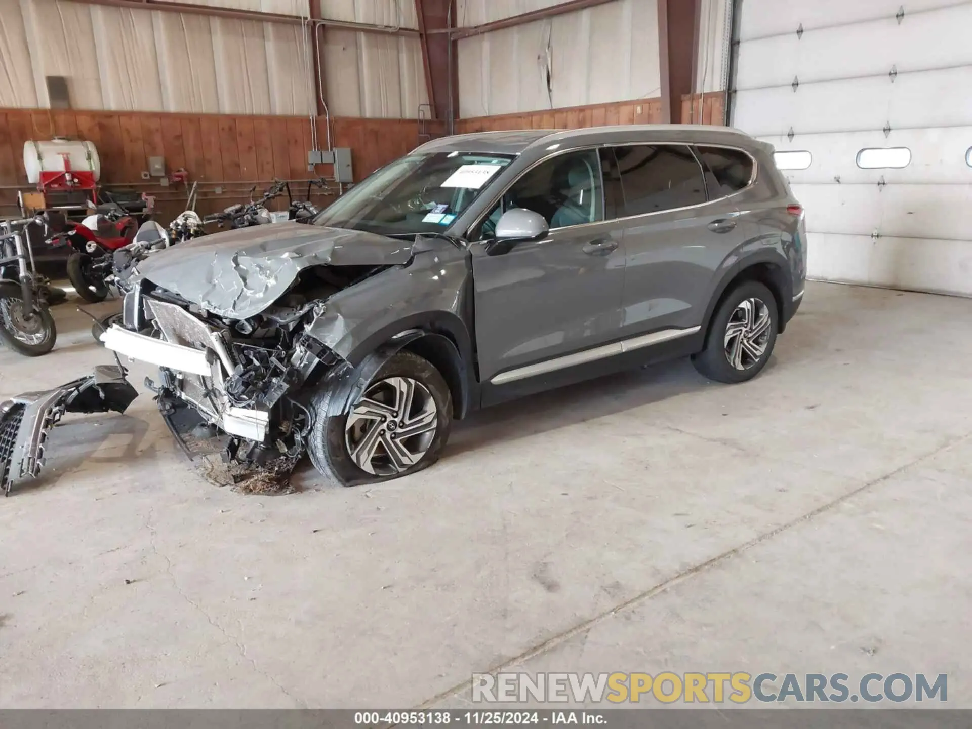 2 fotografías del automóvil dañado 5NMS2DAJ5NH433161 HYUNDAI SANTA FE 2022