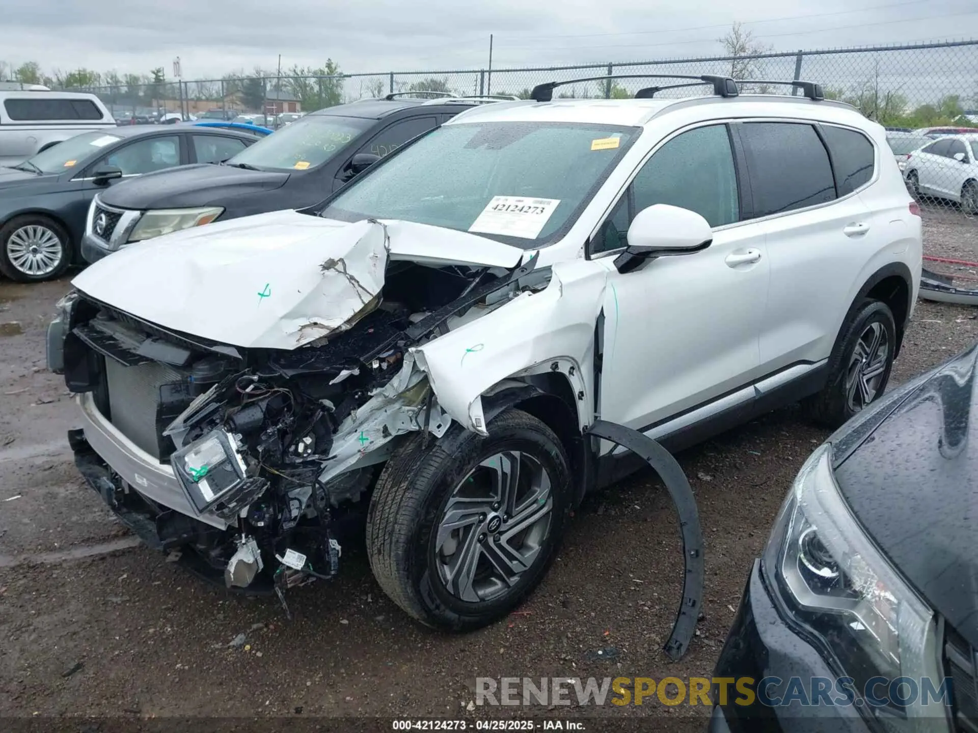 2 fotografías del automóvil dañado 5NMS2DAJ5NH450235 HYUNDAI SANTA FE 2022
