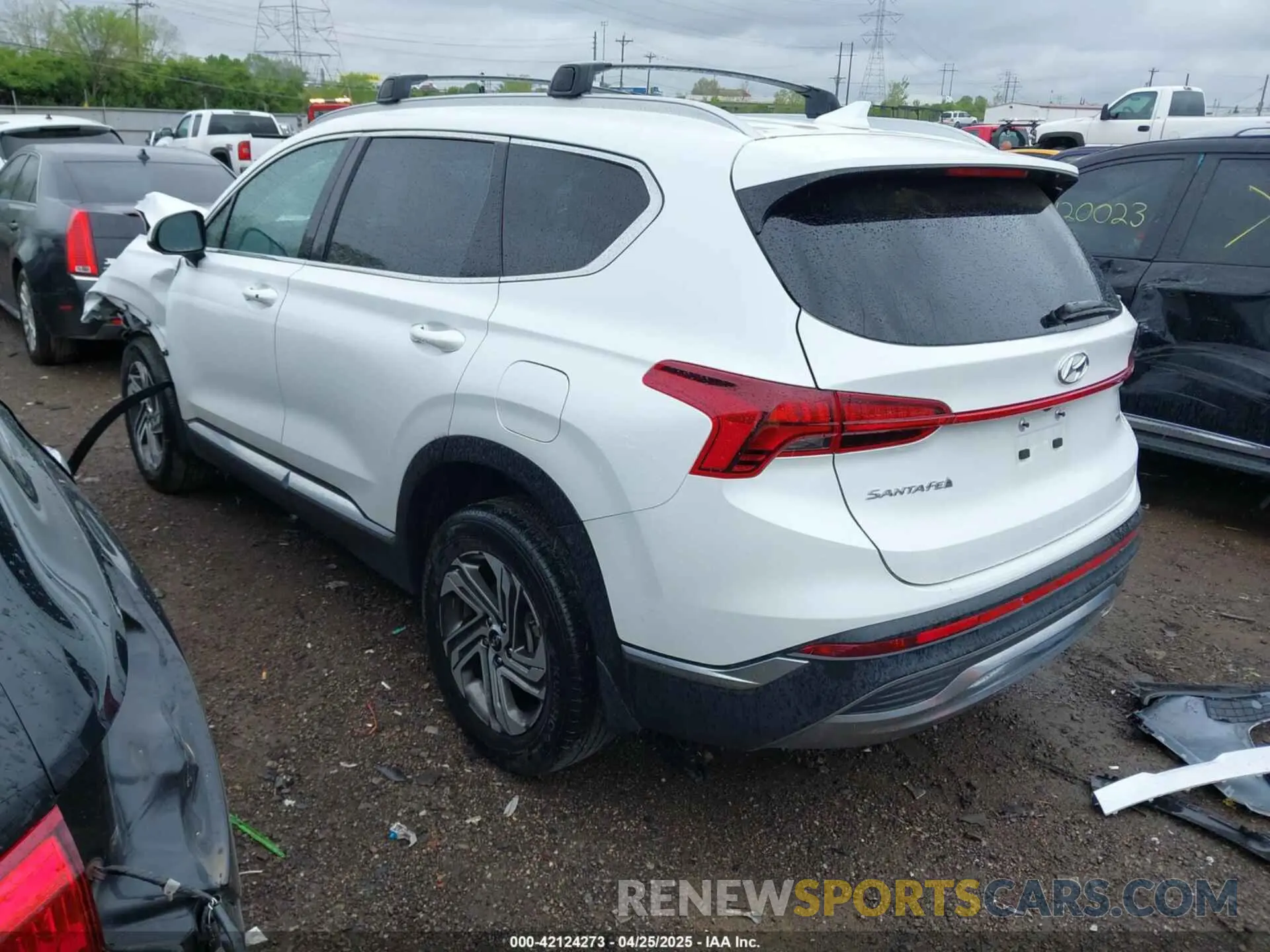 3 fotografías del automóvil dañado 5NMS2DAJ5NH450235 HYUNDAI SANTA FE 2022