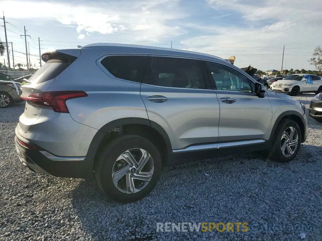 3 fotografías del automóvil dañado 5NMS2DAJXNH459609 HYUNDAI SANTA FE 2022