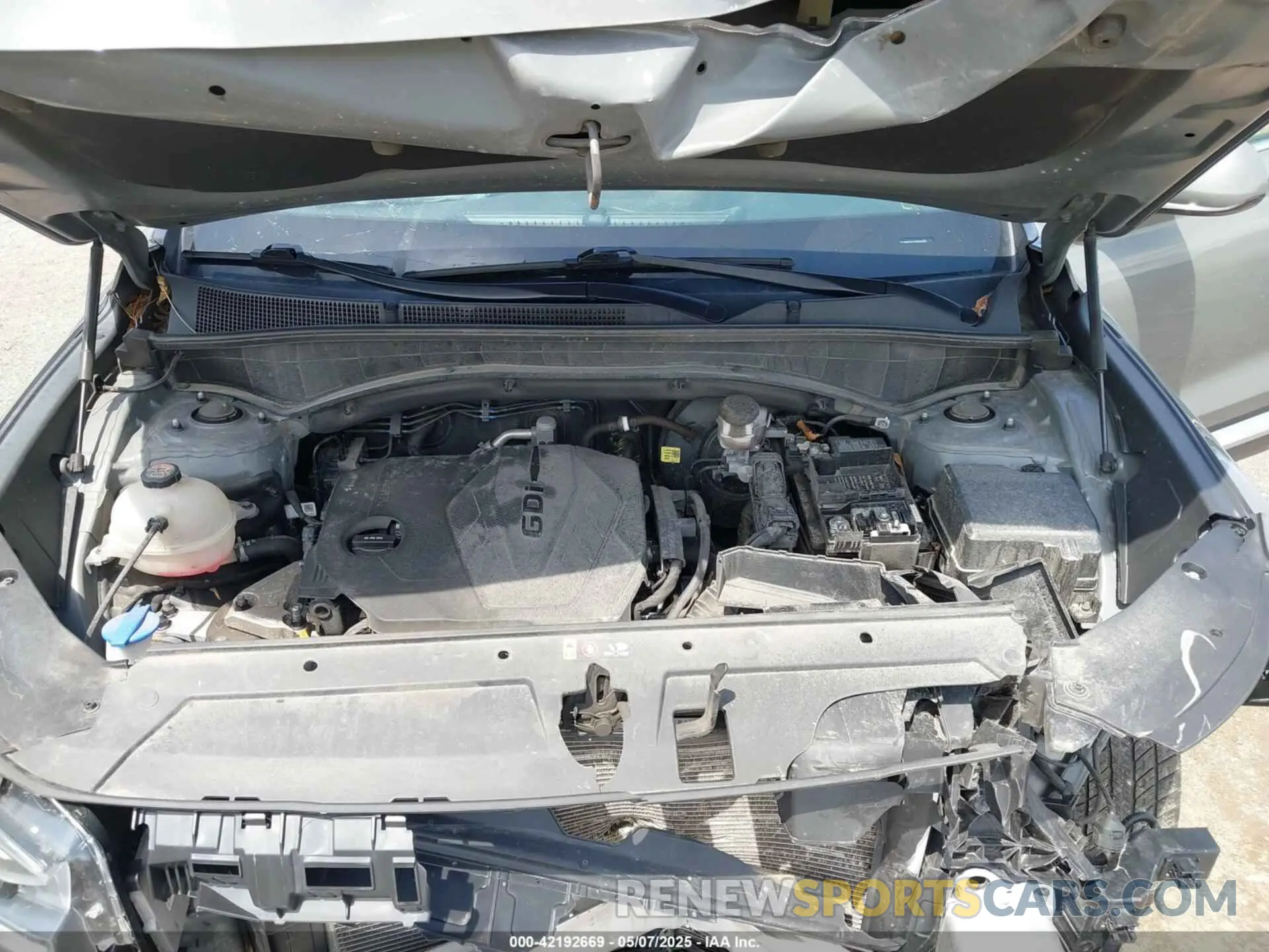10 fotografías del automóvil dañado 5NMS2DAJXNH466107 HYUNDAI SANTA FE 2022