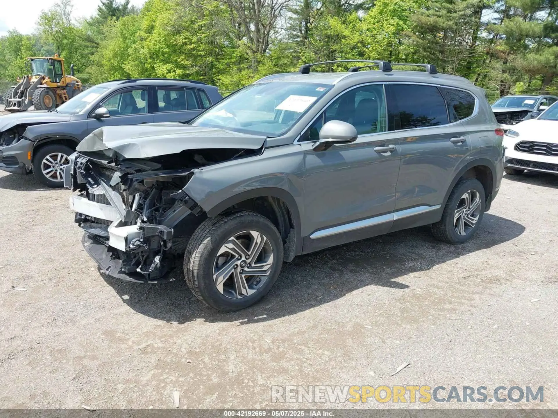 2 fotografías del automóvil dañado 5NMS2DAJXNH466107 HYUNDAI SANTA FE 2022