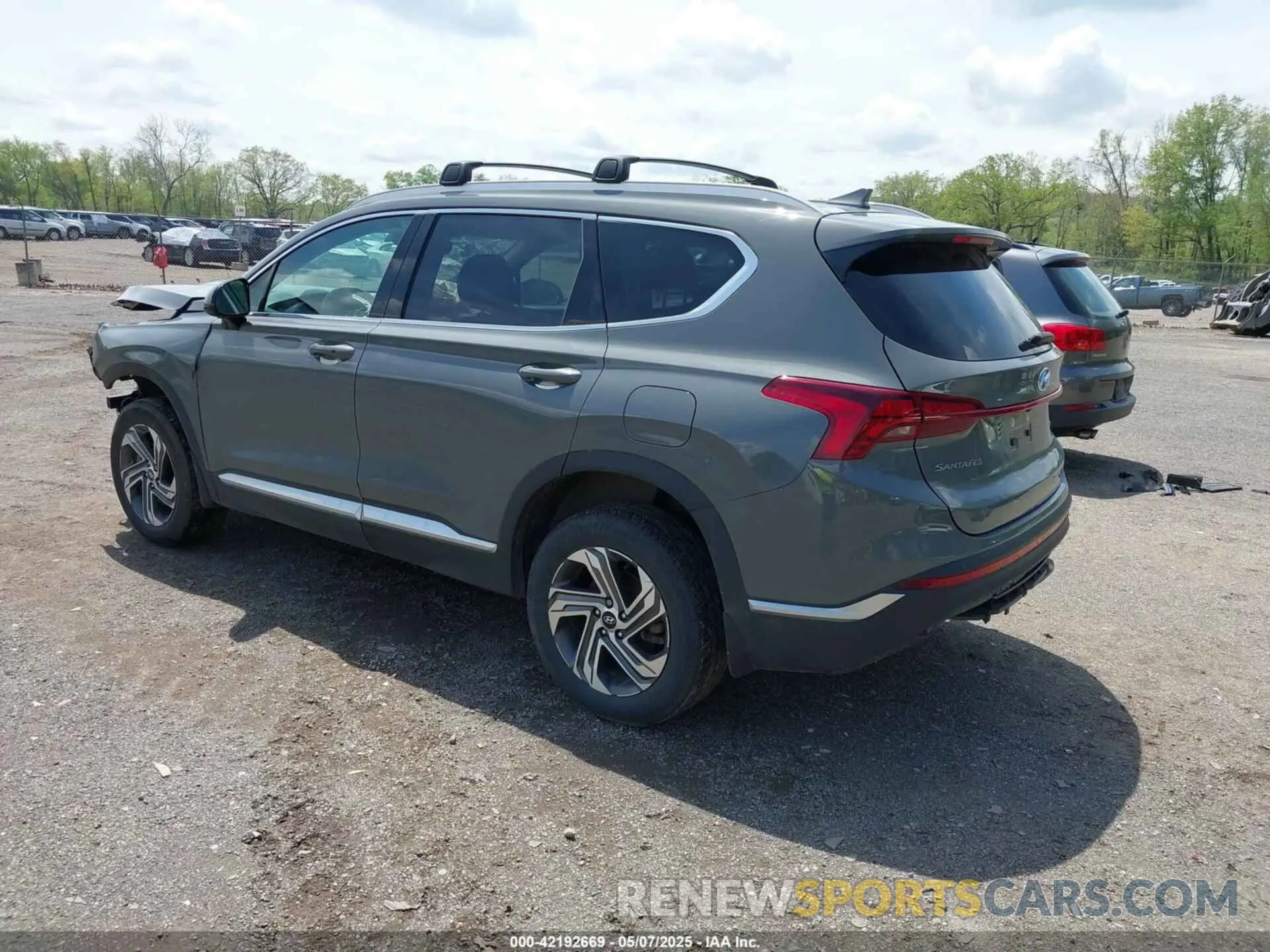 3 fotografías del automóvil dañado 5NMS2DAJXNH466107 HYUNDAI SANTA FE 2022
