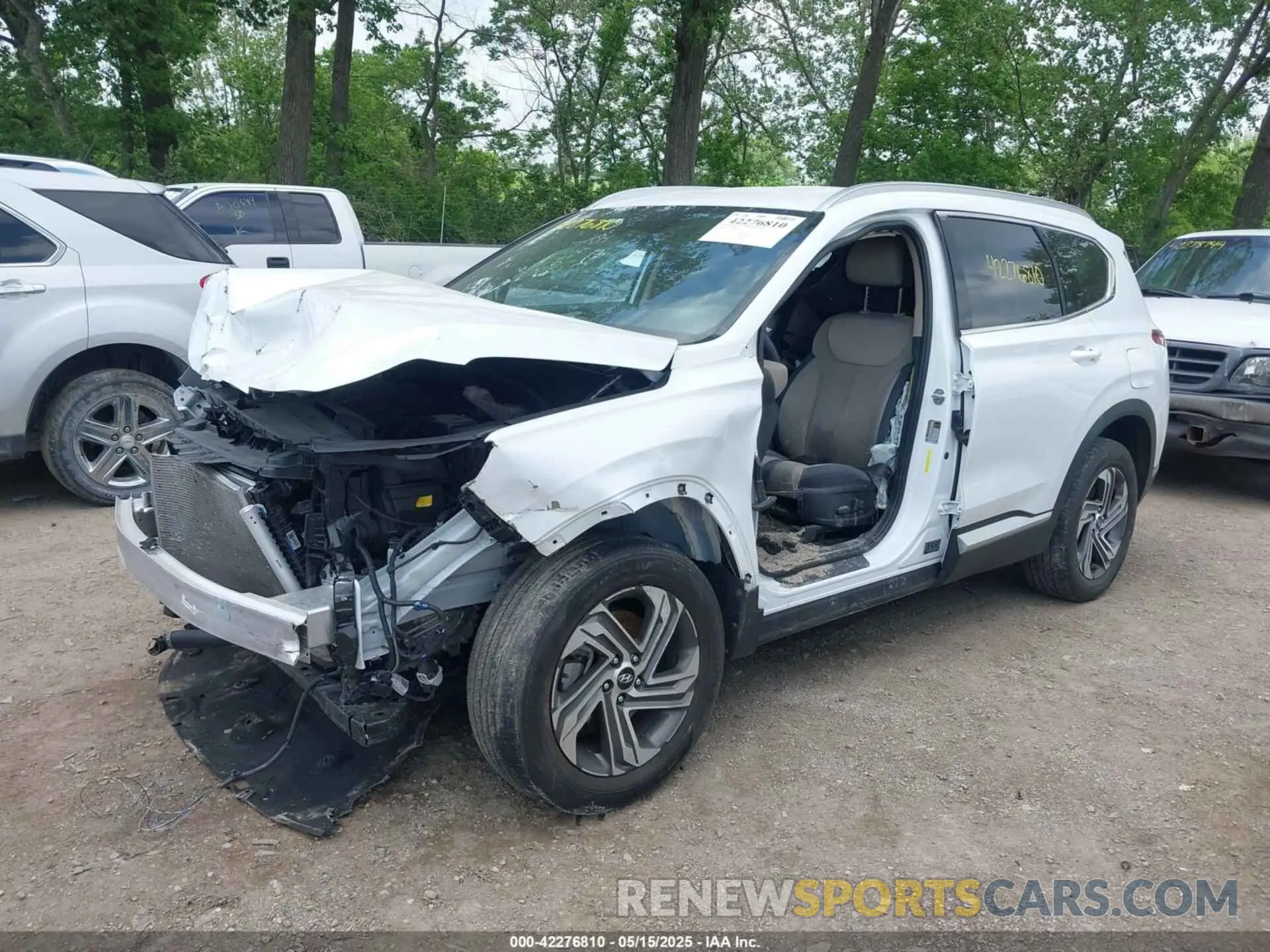 2 fotografías del automóvil dañado 5NMS2DAJXNH468620 HYUNDAI SANTA FE 2022