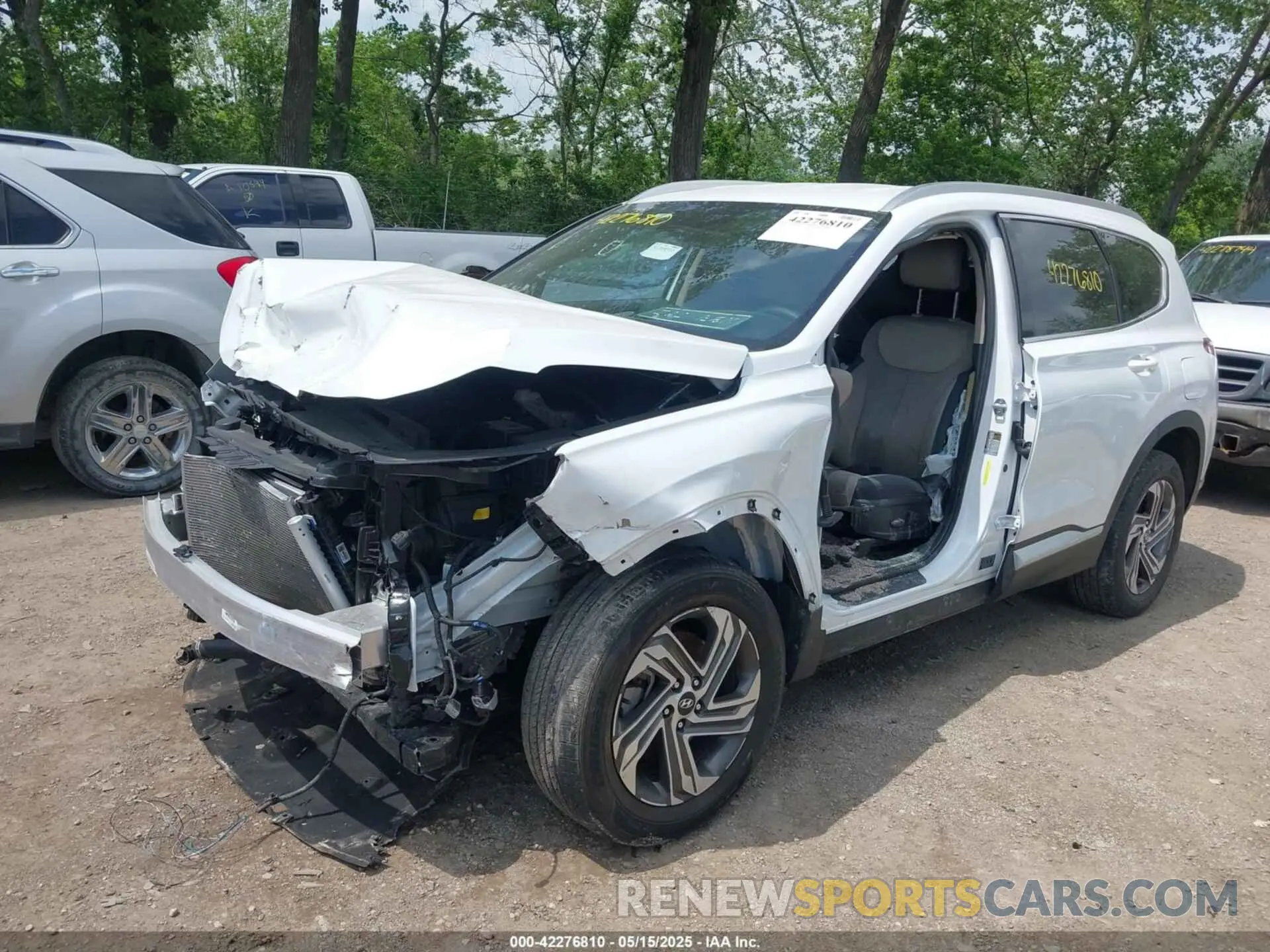 6 fotografías del automóvil dañado 5NMS2DAJXNH468620 HYUNDAI SANTA FE 2022