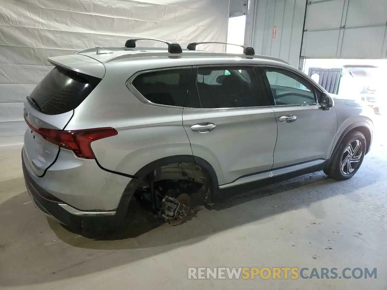 3 fotografías del automóvil dañado 5NMS2DAJXNH469847 HYUNDAI SANTA FE 2022