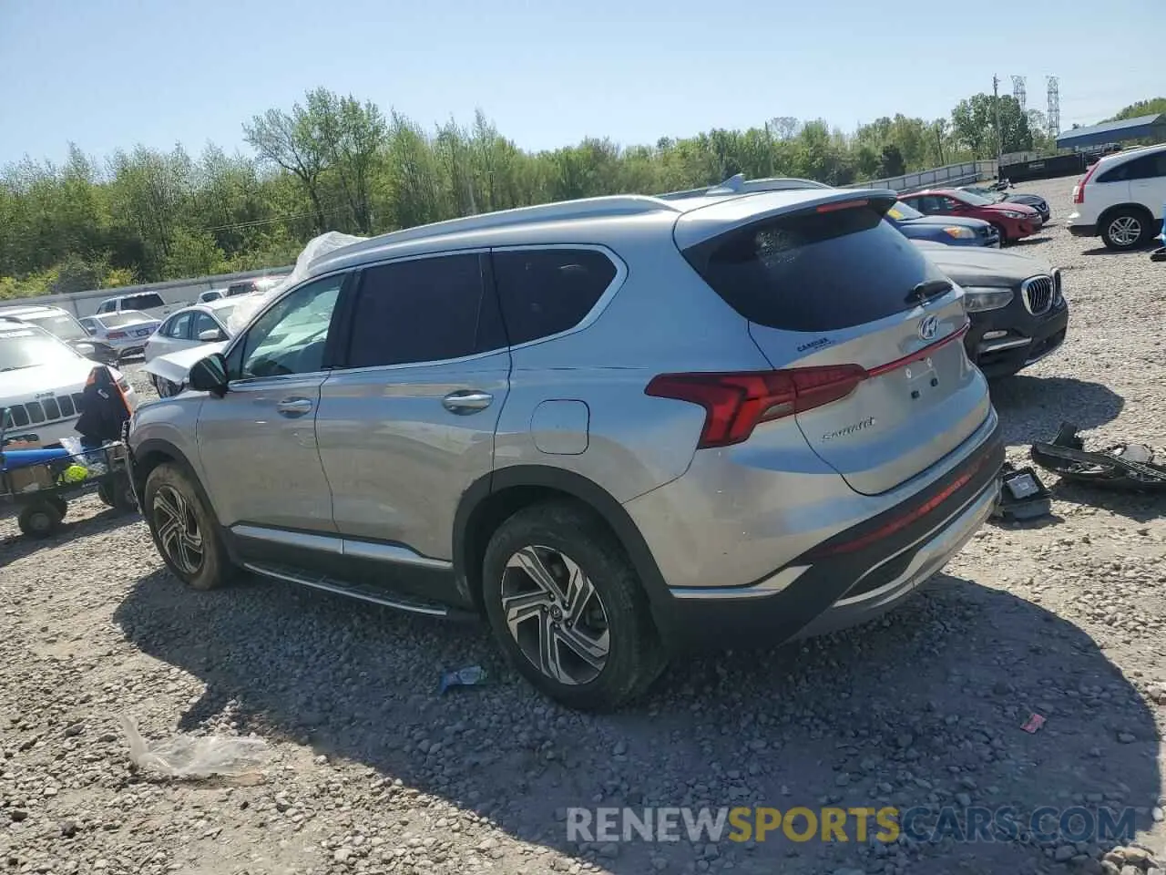 2 fotografías del automóvil dañado 5NMS34AJ2NH433020 HYUNDAI SANTA FE 2022