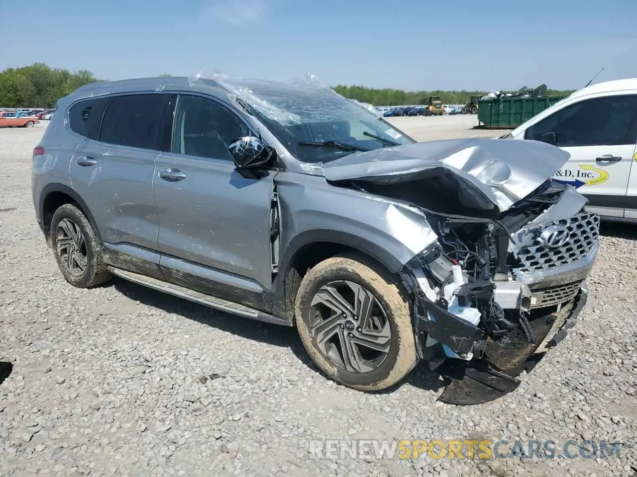 4 fotografías del automóvil dañado 5NMS34AJ2NH433020 HYUNDAI SANTA FE 2022