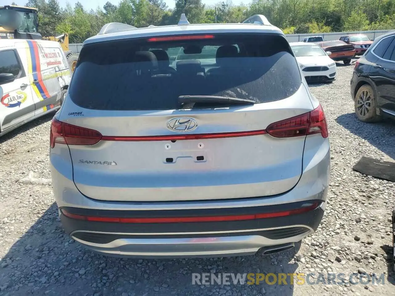 6 fotografías del automóvil dañado 5NMS34AJ2NH433020 HYUNDAI SANTA FE 2022