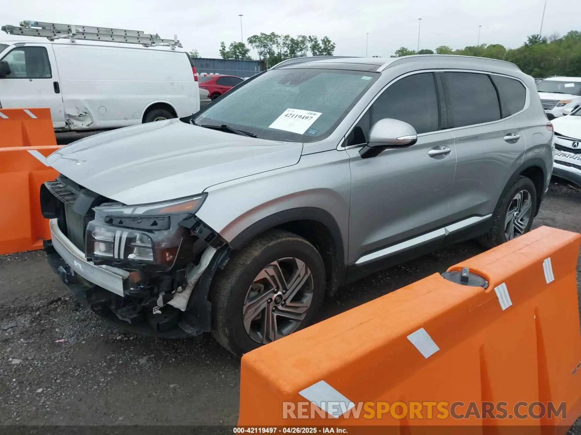 2 fotografías del automóvil dañado 5NMS34AJ2NH476238 HYUNDAI SANTA FE 2022