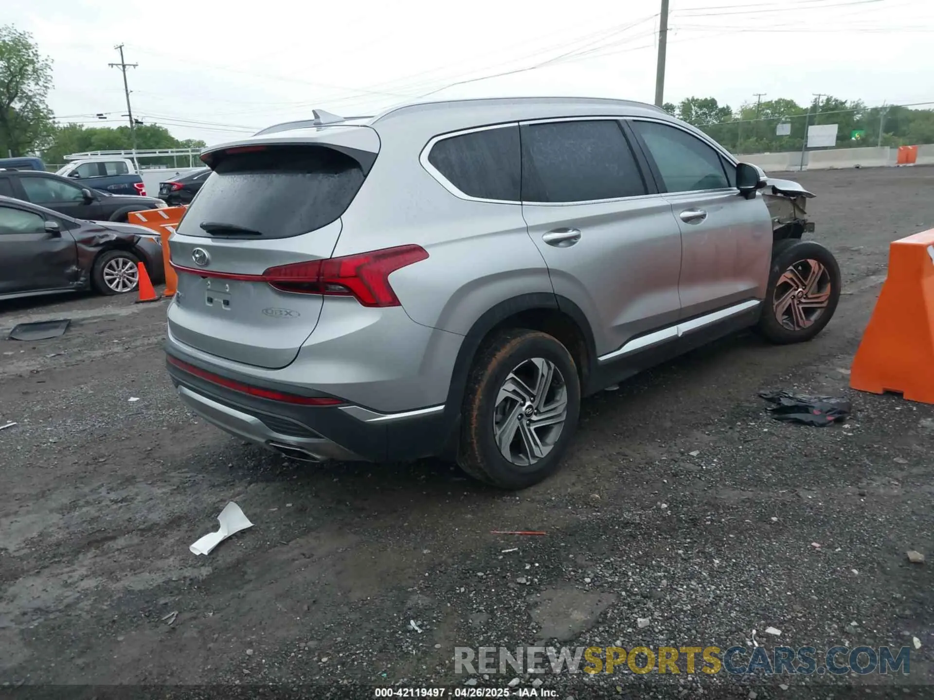 4 fotografías del automóvil dañado 5NMS34AJ2NH476238 HYUNDAI SANTA FE 2022