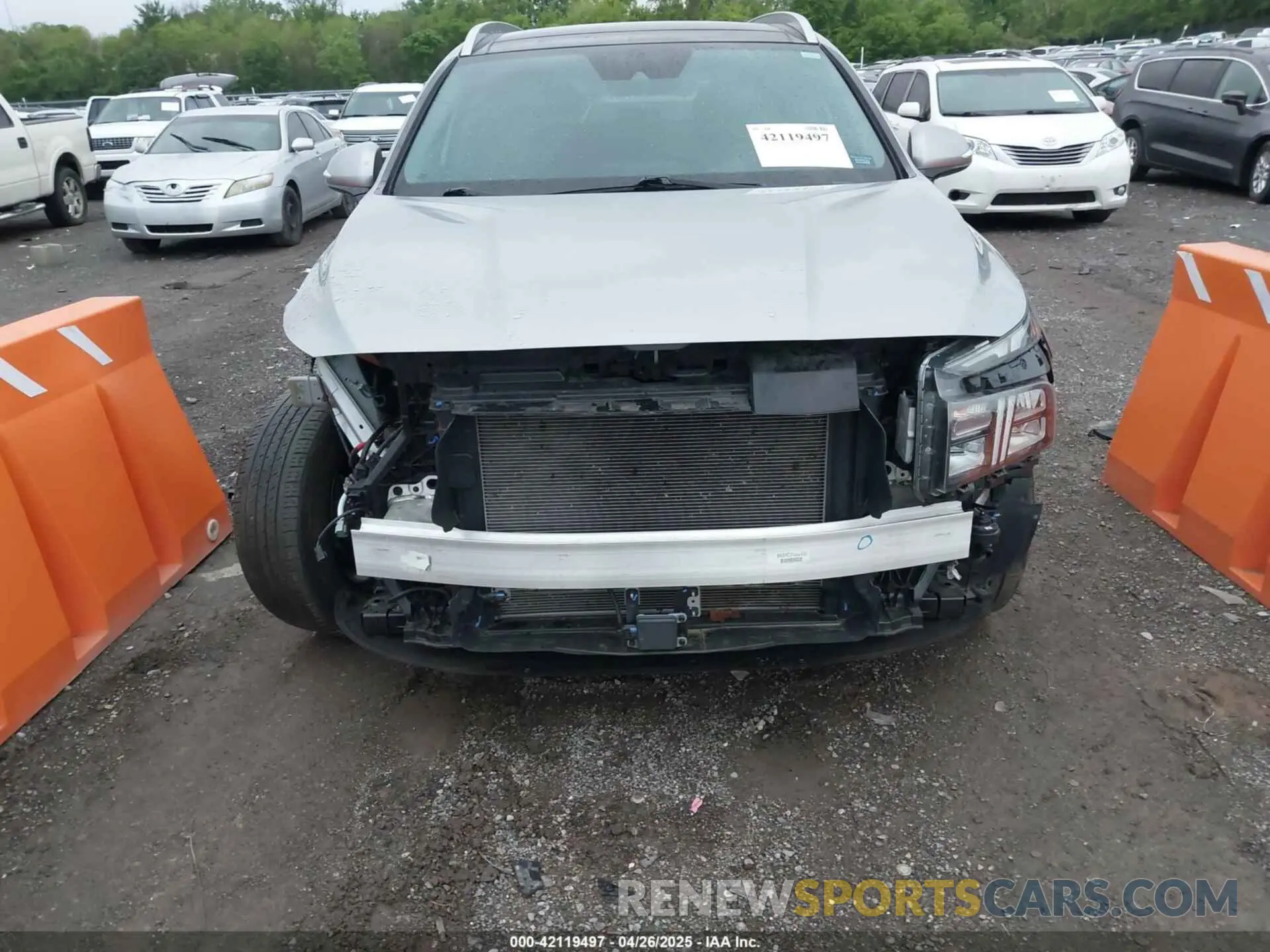 6 fotografías del automóvil dañado 5NMS34AJ2NH476238 HYUNDAI SANTA FE 2022
